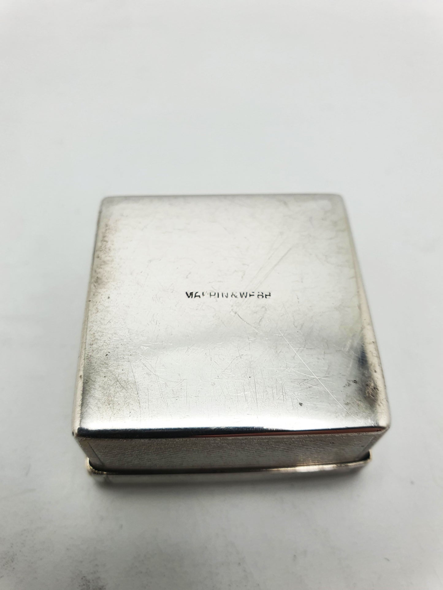 Small Art Deco Sterling Silver Box by Mappin & Webb – London 1939