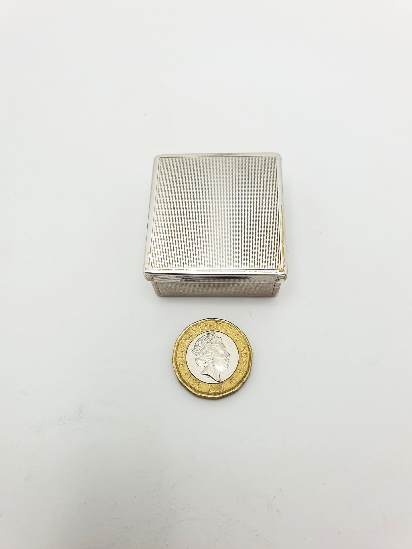 Small Art Deco Sterling Silver Box by Mappin & Webb – London 1939