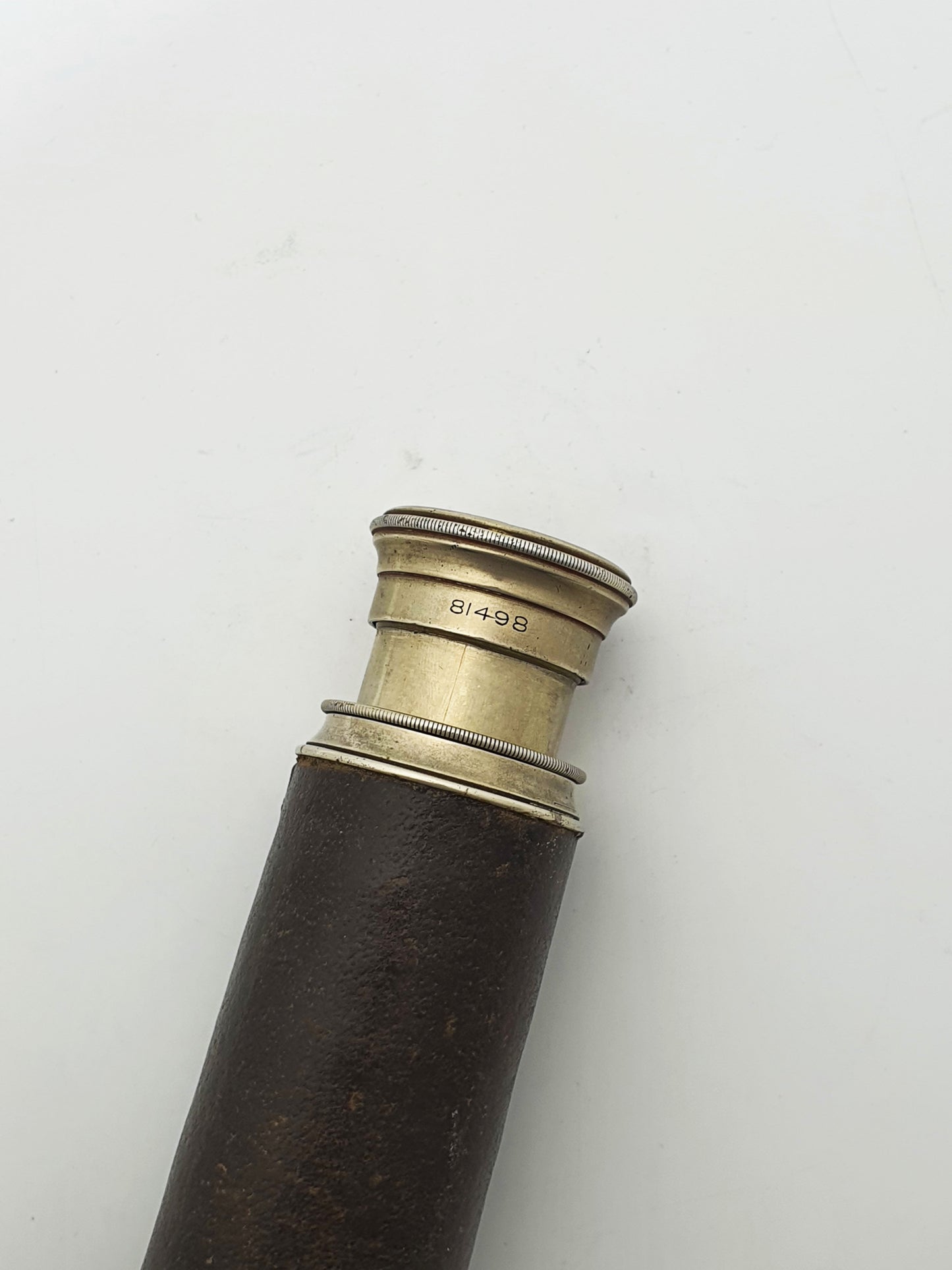 Antique Brass & Leather Naval Telescope by Ross, London – circa 1915