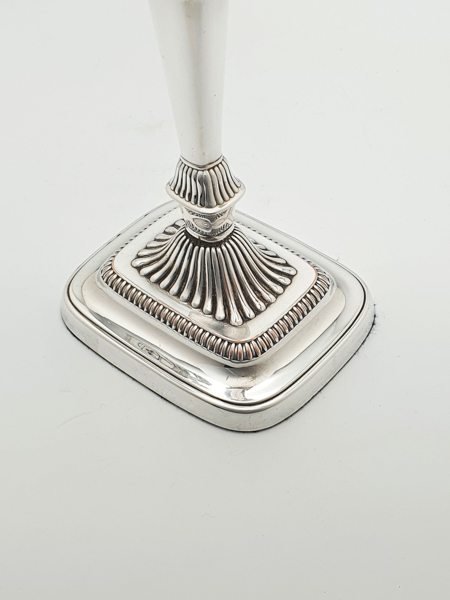 Splendid Pair of Silver-Plated Convertible Candelabra/Candlesticks – circa 1920