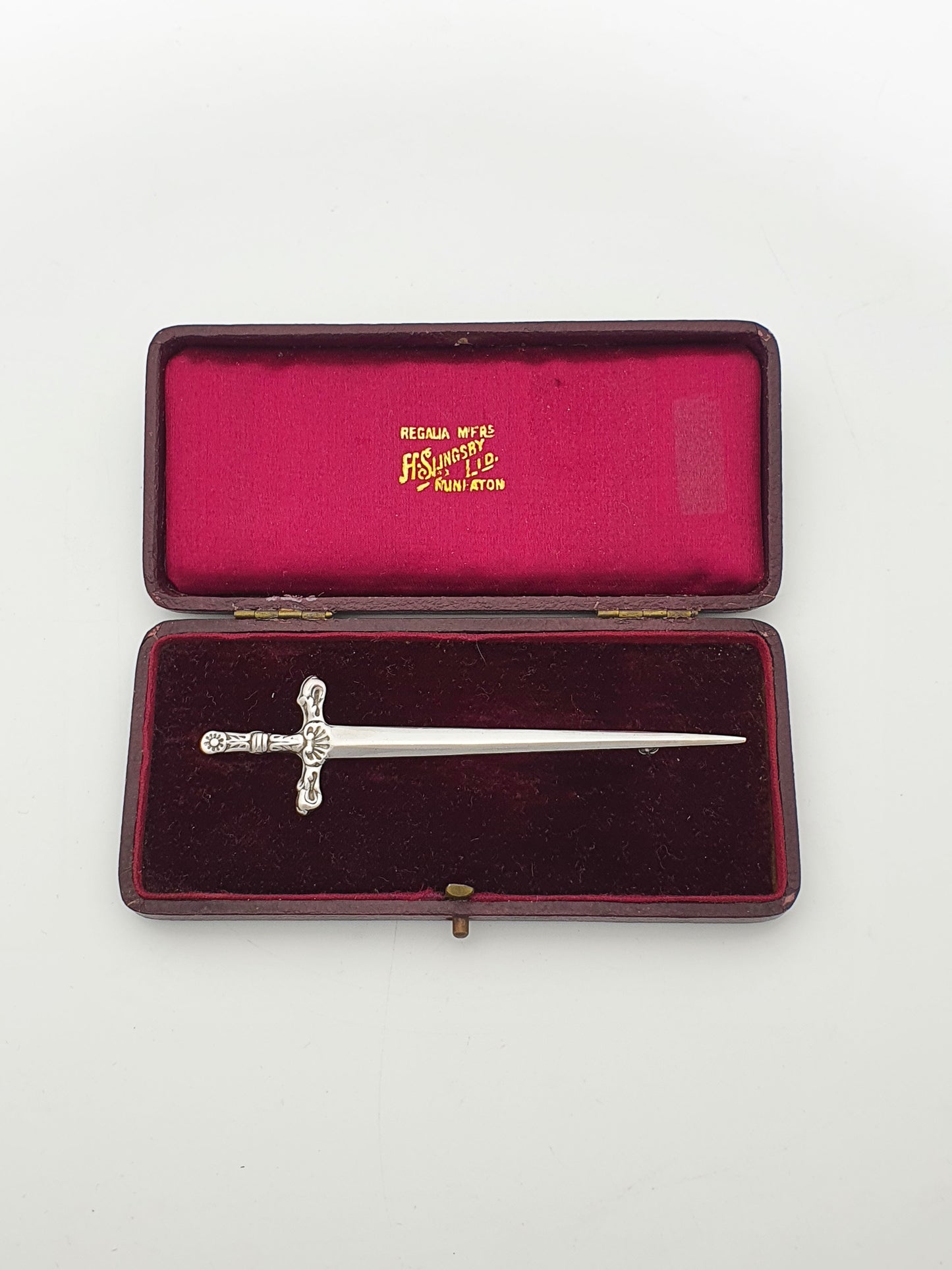 Scottish Sterling Silver Sword-Shaped Brooch – circa 1920