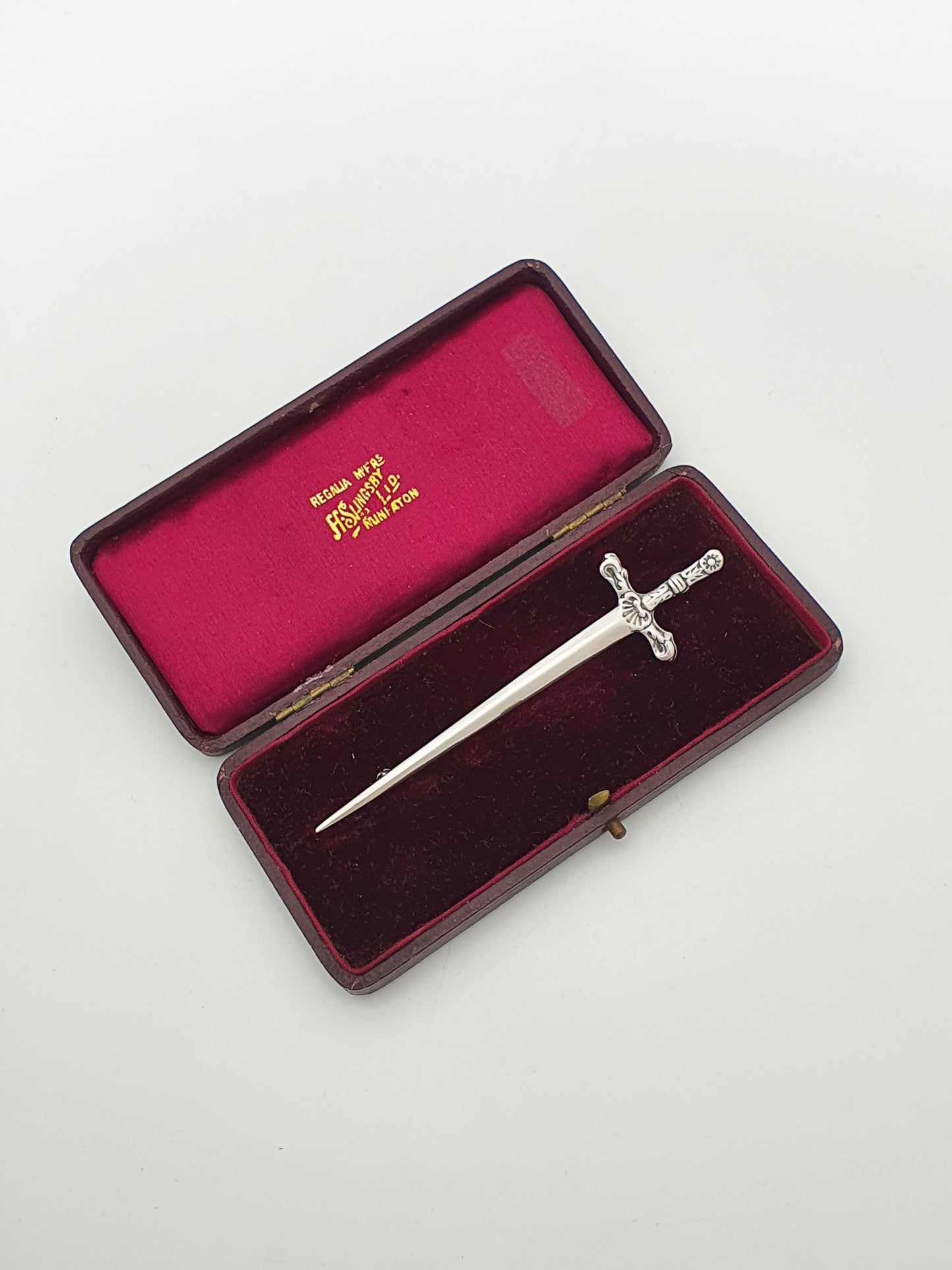 Scottish Sterling Silver Sword-Shaped Brooch – circa 1920