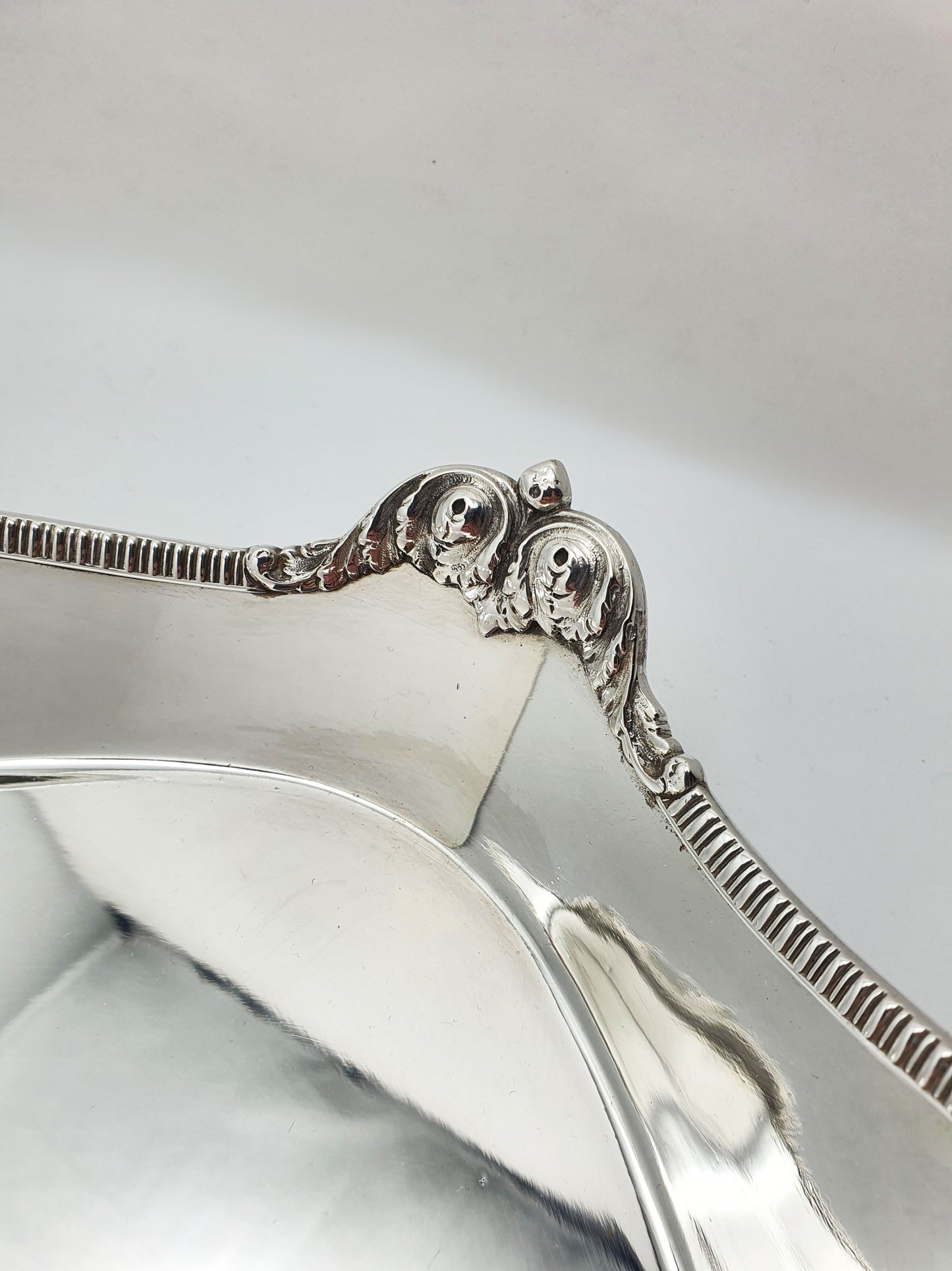 Stunning Antique Edwardian Silver-Plated Tray by Mappin & Webb – circa 1905