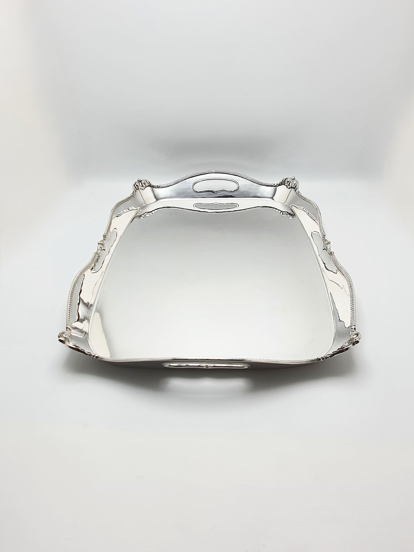 Stunning Antique Edwardian Silver-Plated Tray by Mappin & Webb – circa 1905