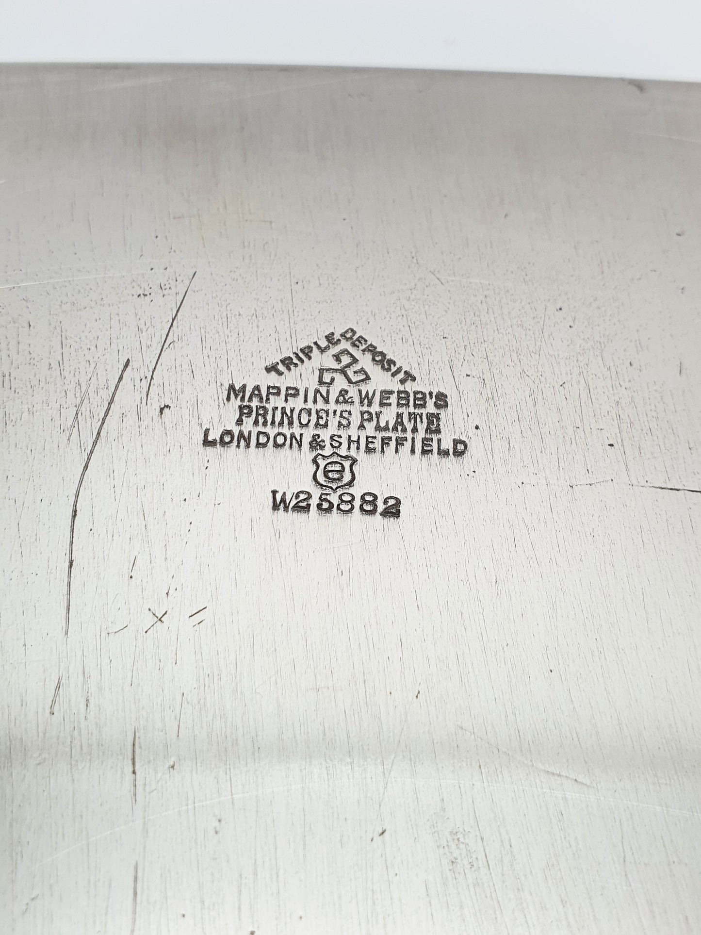 Stunning Antique Edwardian Silver-Plated Tray by Mappin & Webb – circa 1905