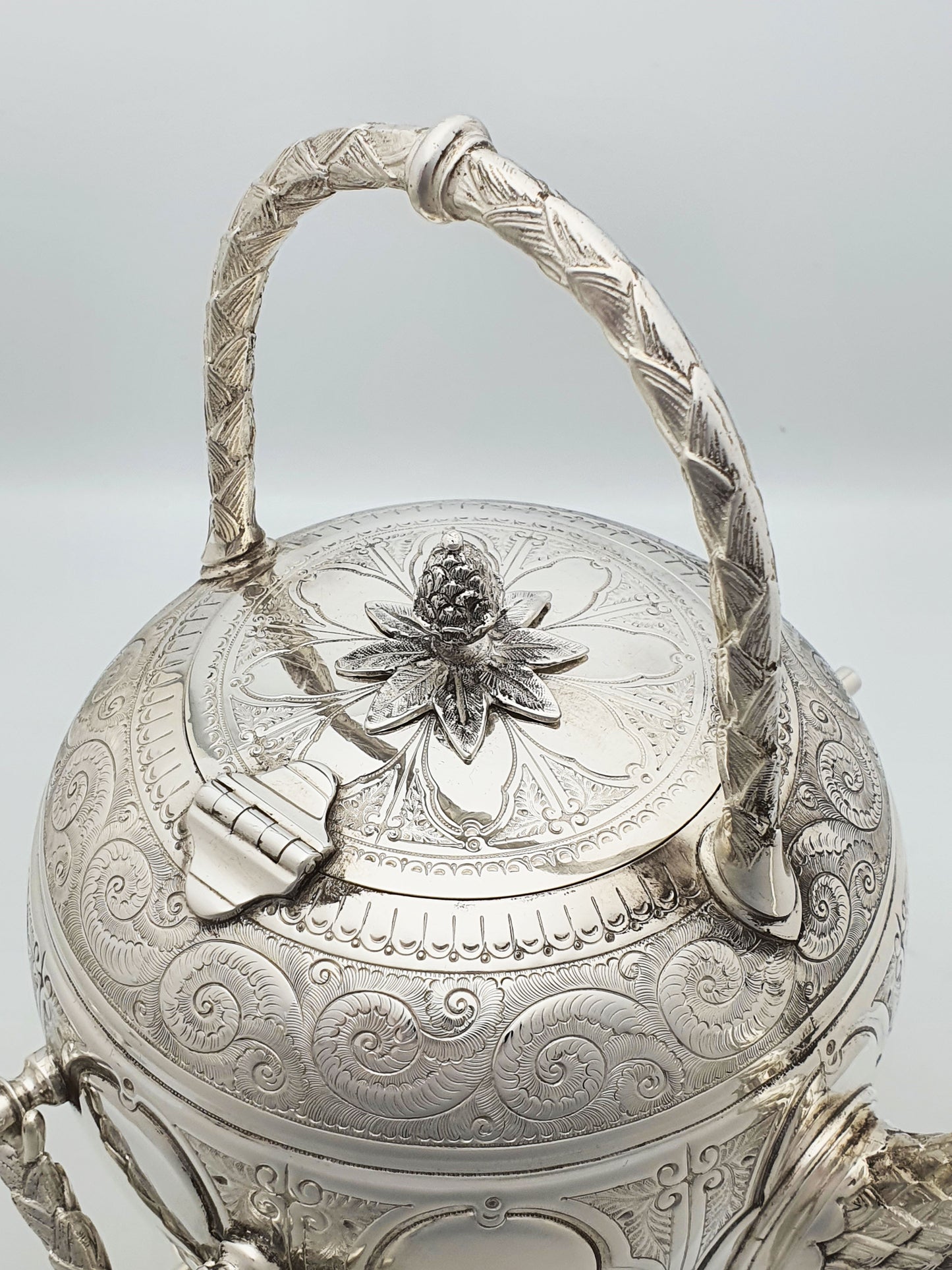 Stunning Antique Victorian Silver plated Kettle on Stand - circa 1890