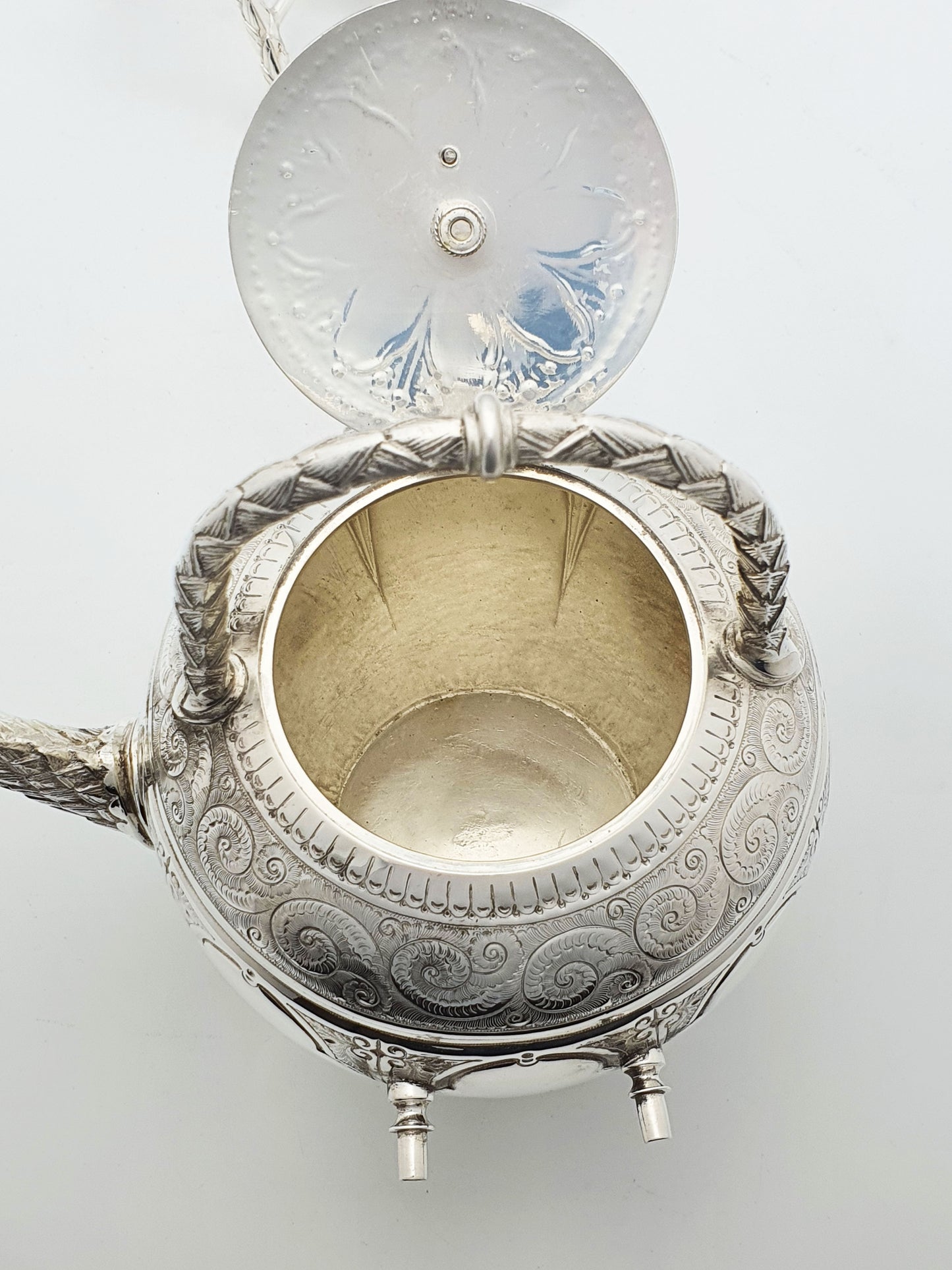 Stunning Antique Victorian Silver plated Kettle on Stand - circa 1890