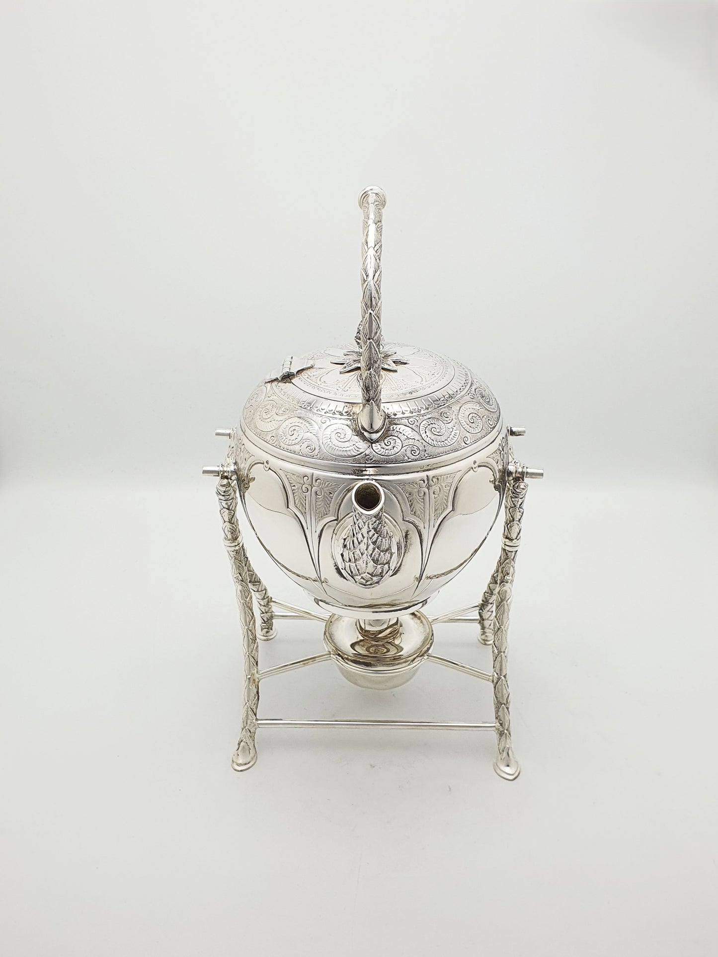 Stunning Antique Victorian Silver plated Kettle on Stand - circa 1890