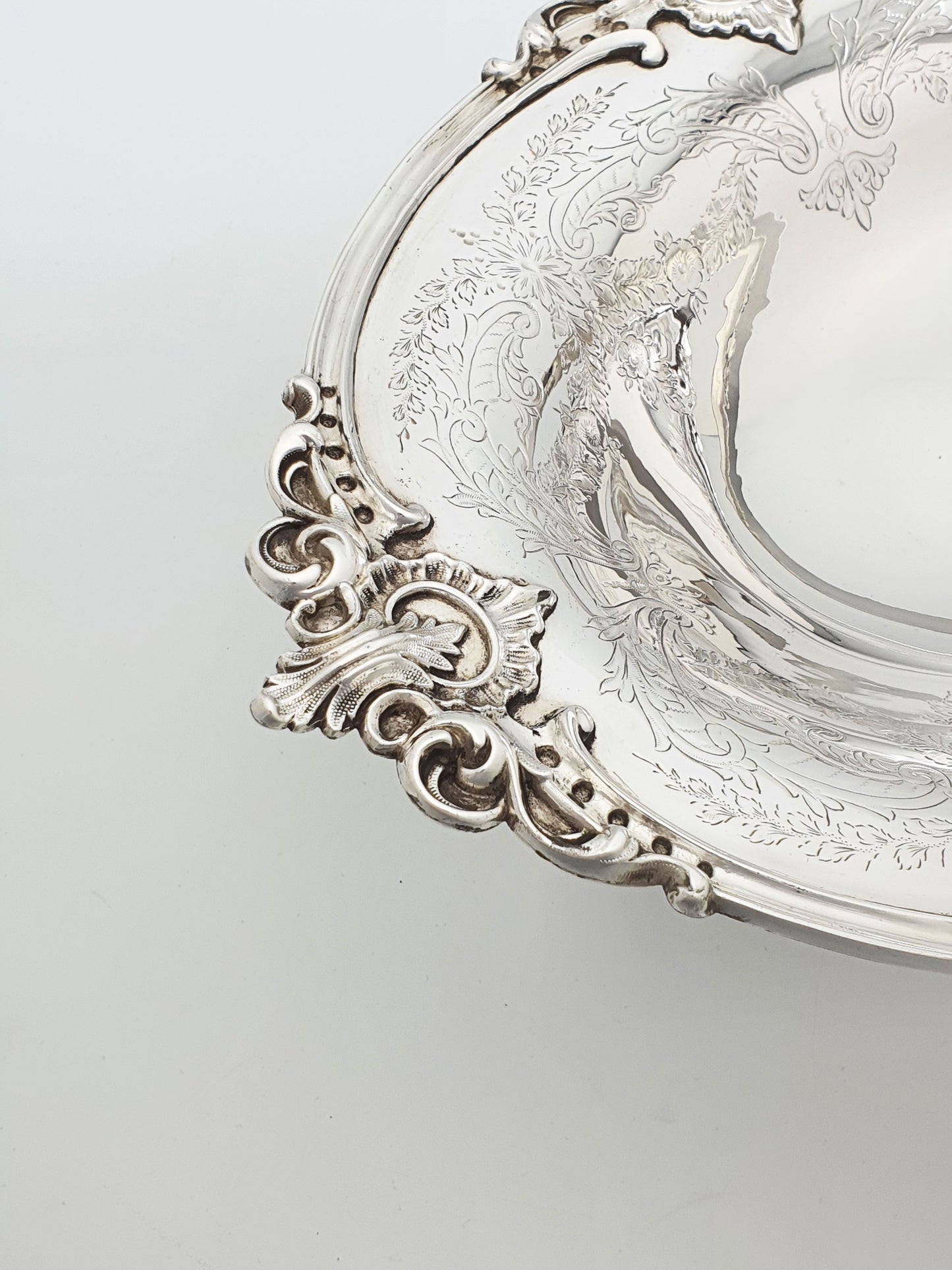 Fabulous Antique Edwardian Silver Plated Basket by Walker & Hall - circa 1905