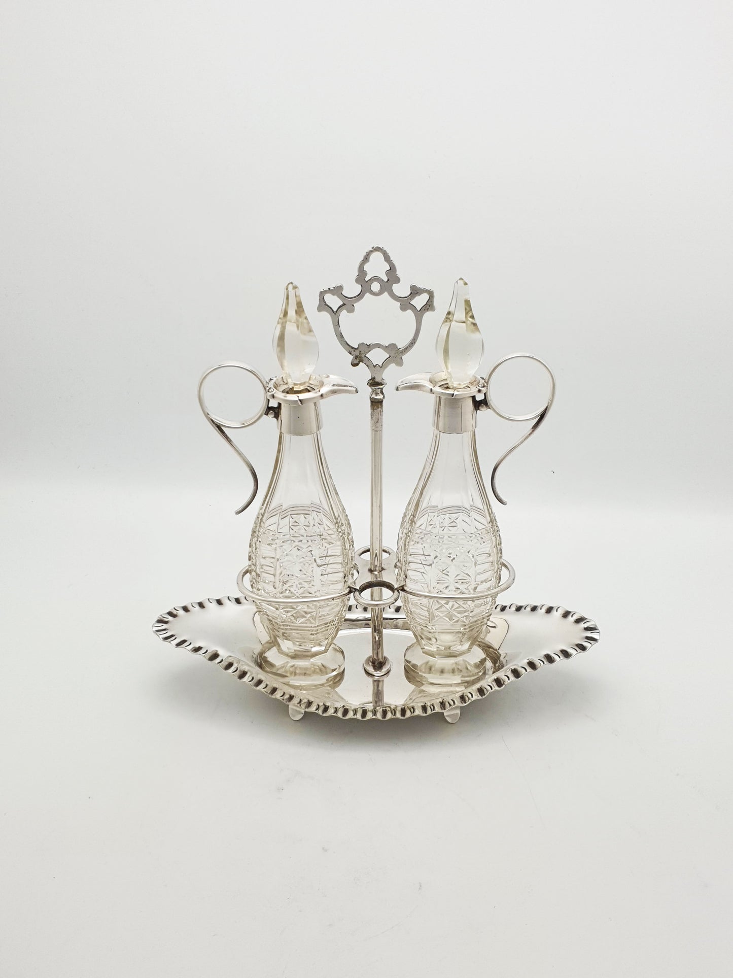 Gorgeous Antique Edwardian Condiment Set - circa 1905