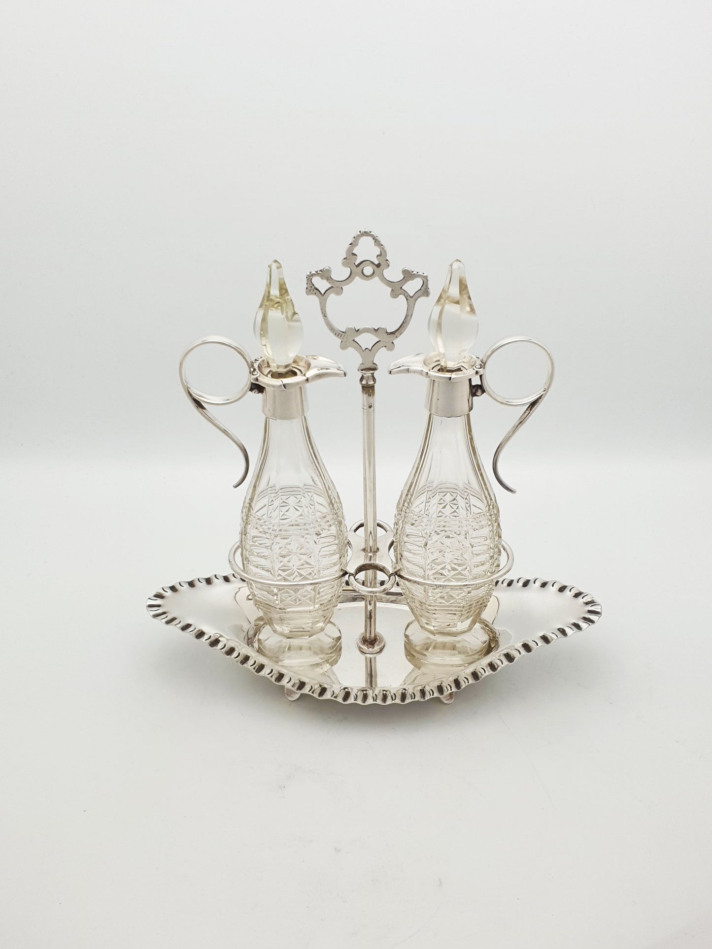 Gorgeous Antique Edwardian Condiment Set - circa 1905