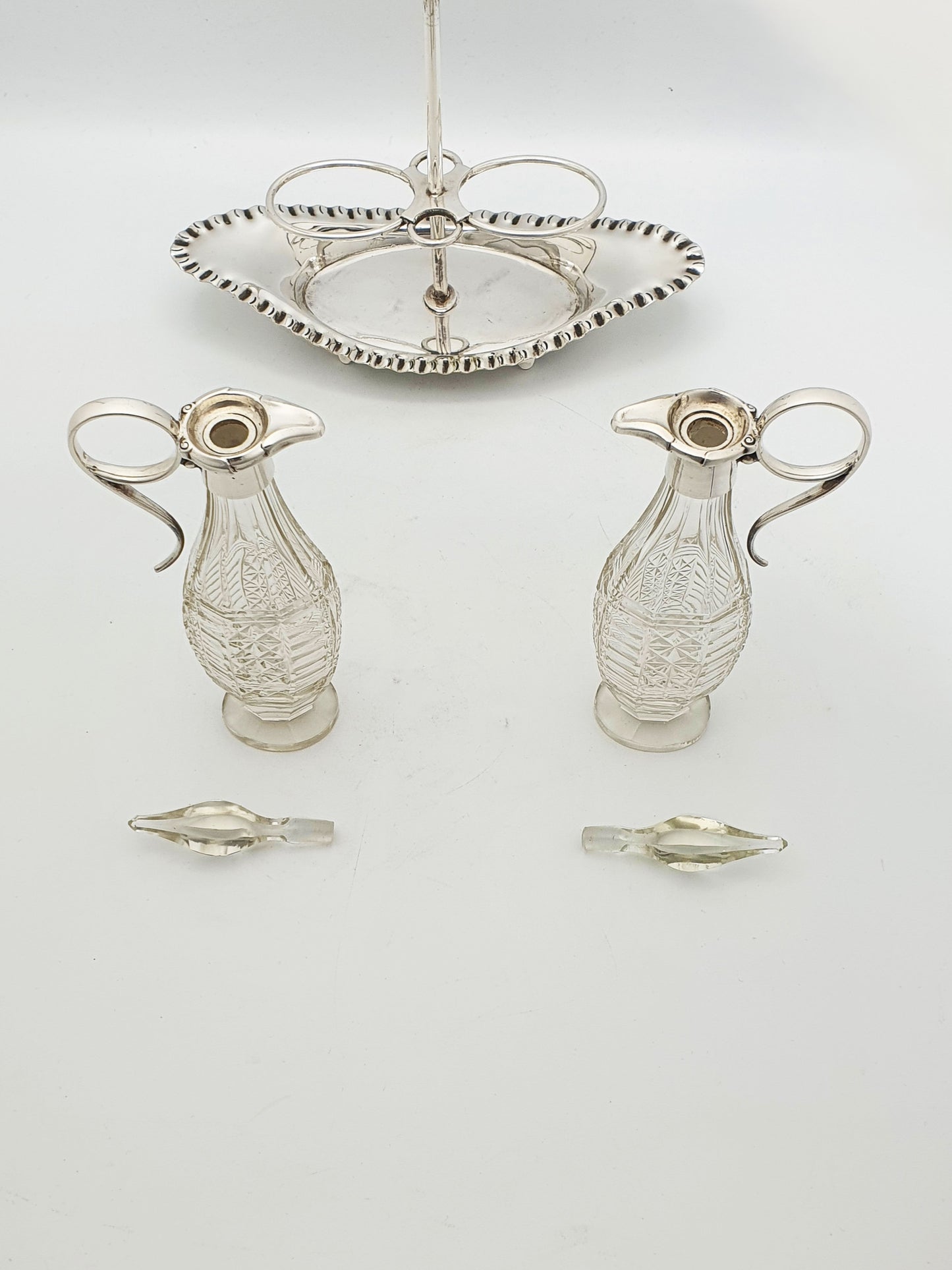 Gorgeous Antique Edwardian Condiment Set - circa 1905