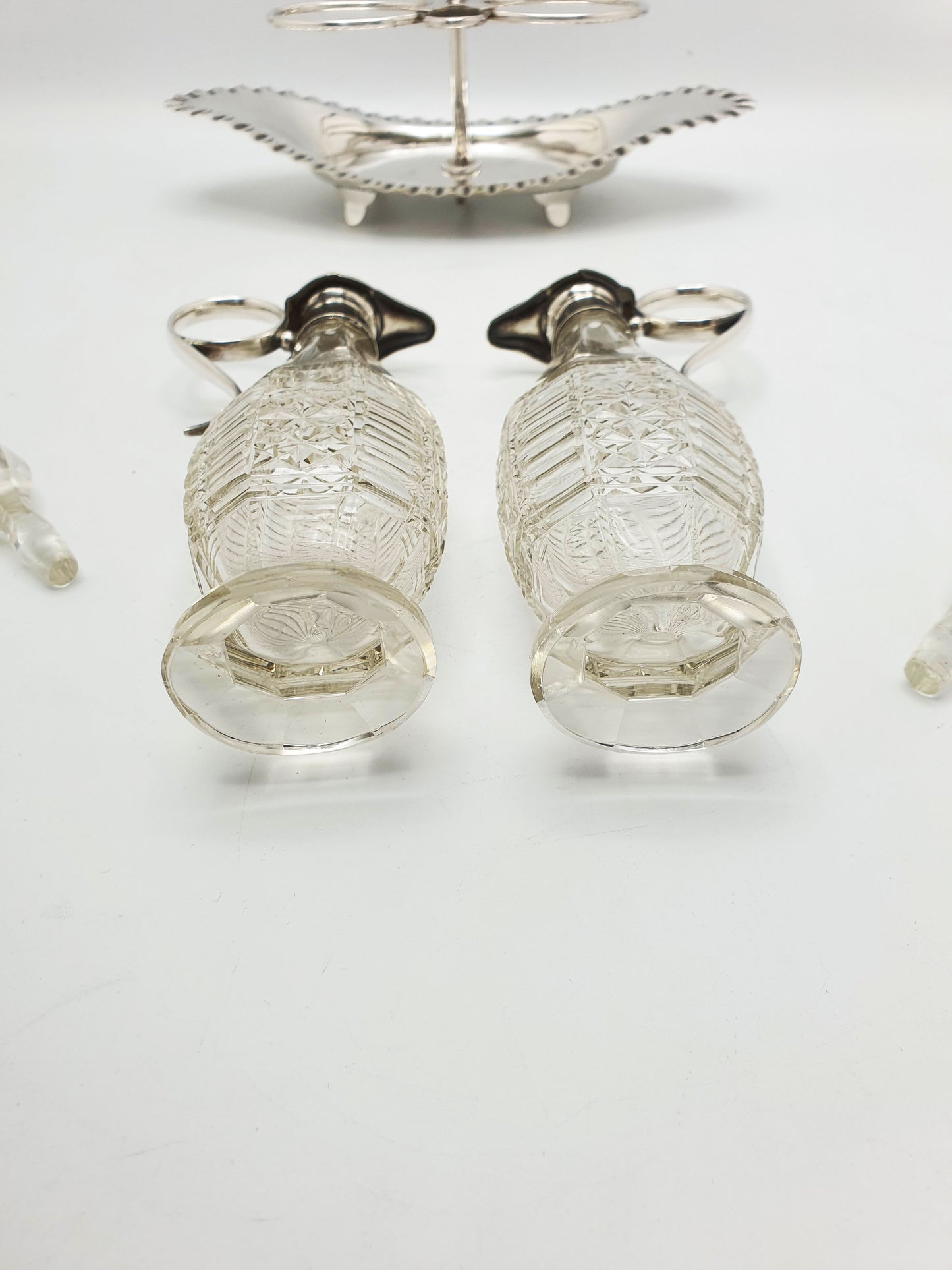 Gorgeous Antique Edwardian Condiment Set - circa 1905
