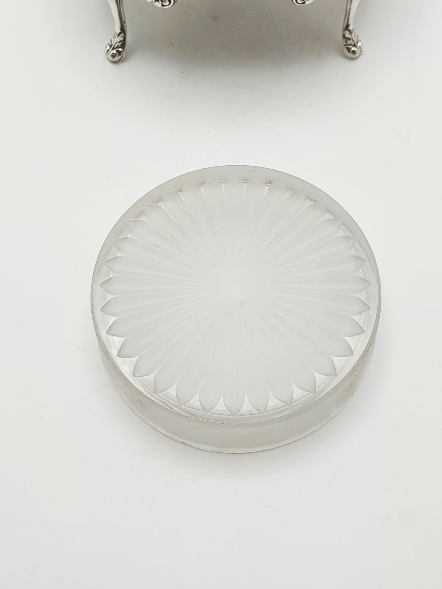 Nice Vintage Domed Caviar/Butter Dish with Glass Insert – circa 1960