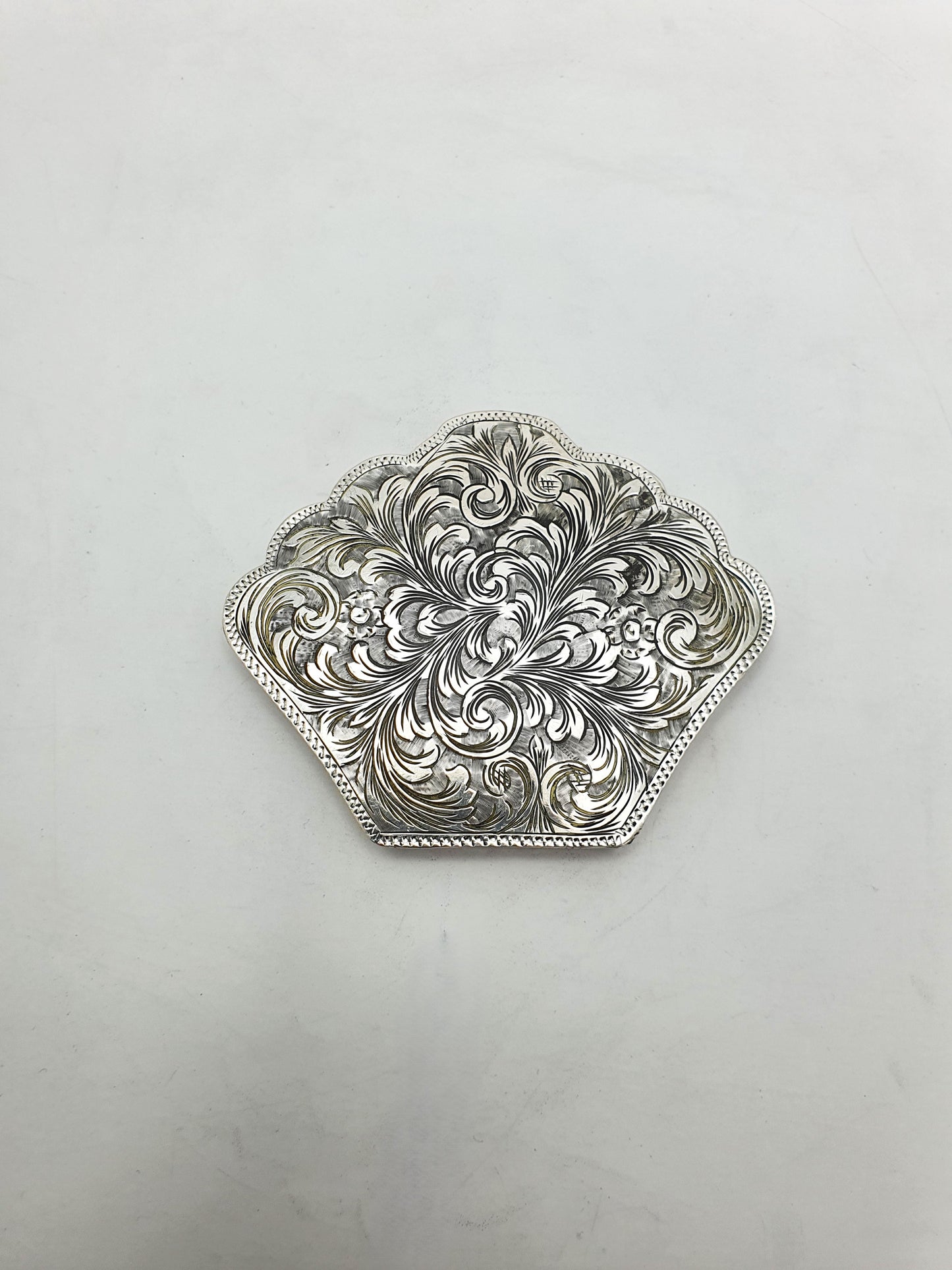 Lovely Vintage Italian .800 Silver Compact with Mirror – circa 1960