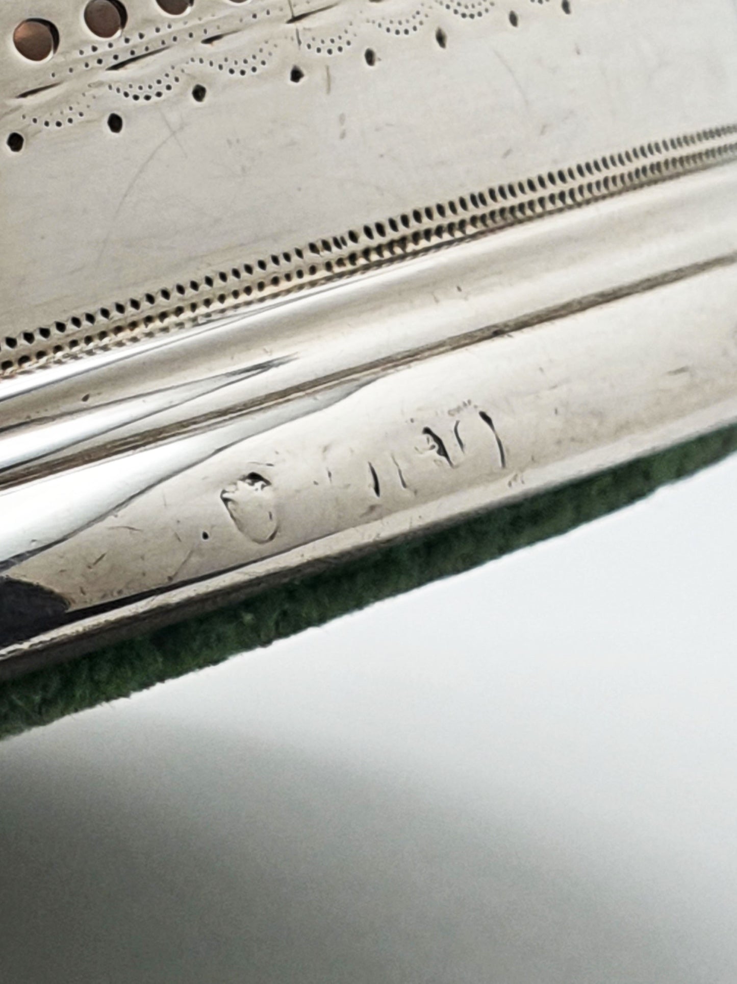 Pair of Antique Georgian Sterling Silver & Mahogany Wine Coasters – circa 1800