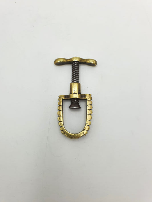 Rare Antique Brass and Iron Pocket Nutcracker – circa 1820