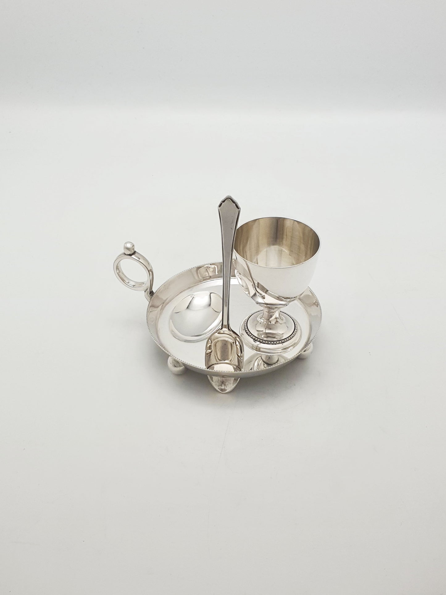 Antique Mappin & Webb Silver Plated Single Egg Cup Set – circa 1920