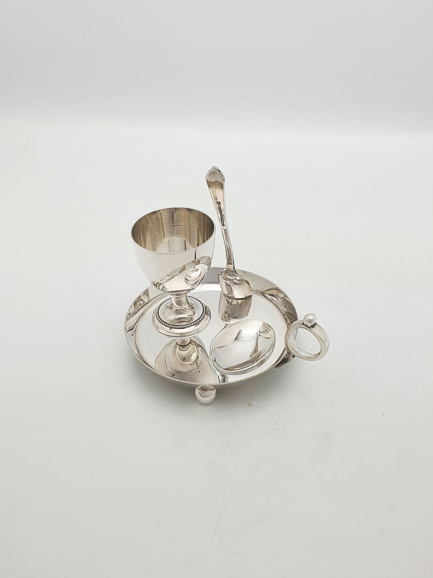 Antique Mappin & Webb Silver Plated Single Egg Cup Set – circa 1920
