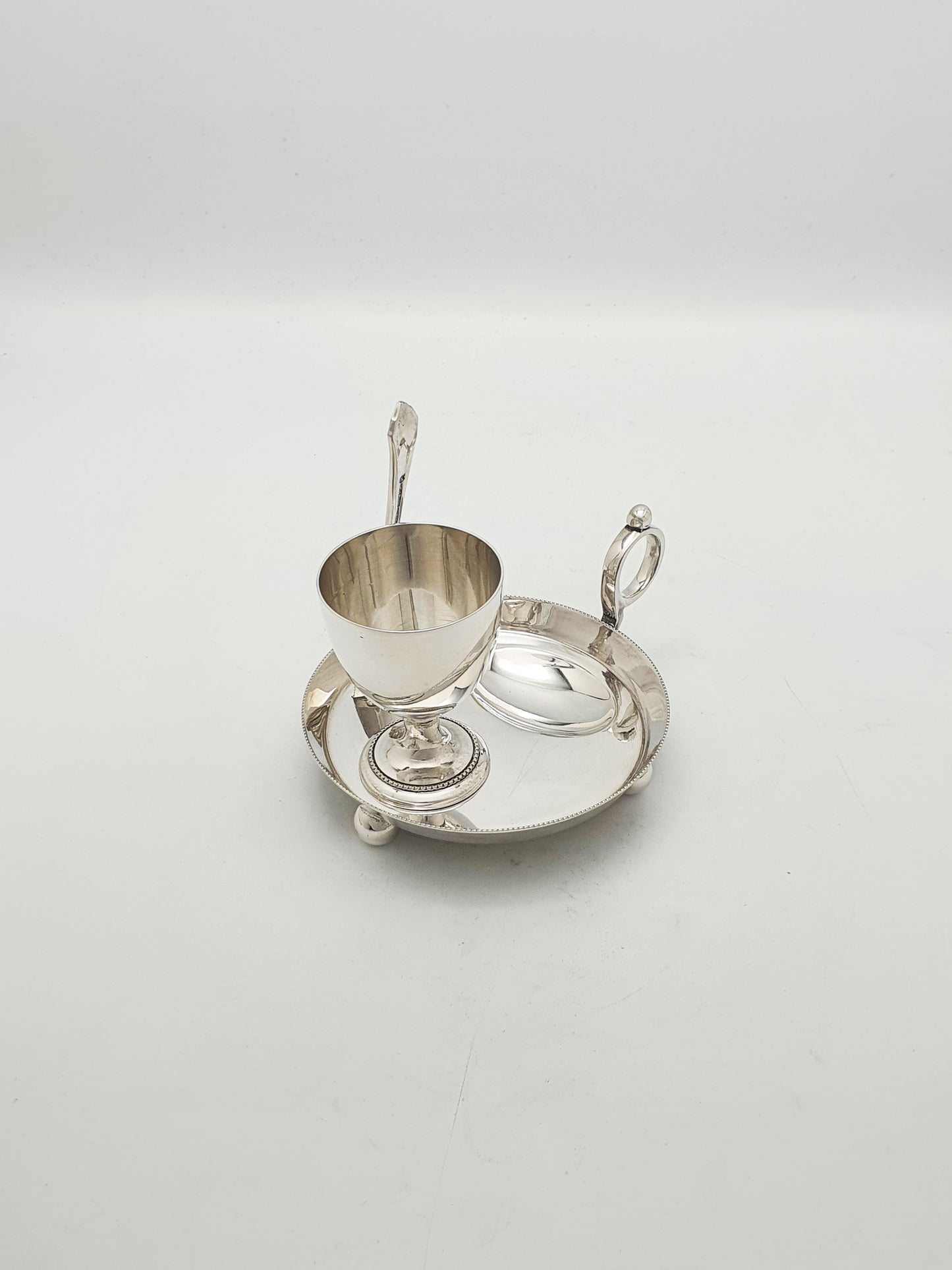 Antique Mappin & Webb Silver Plated Single Egg Cup Set – circa 1920