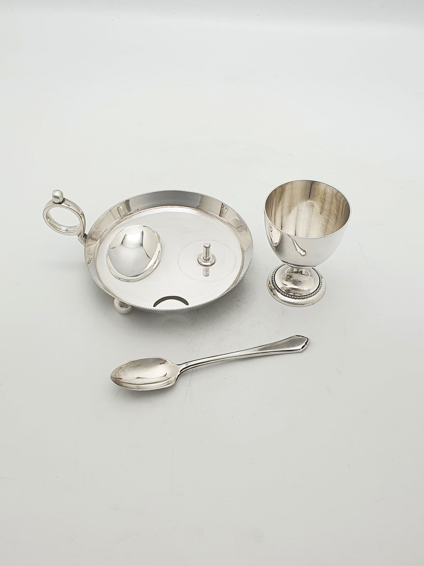 Antique Mappin & Webb Silver Plated Single Egg Cup Set – circa 1920