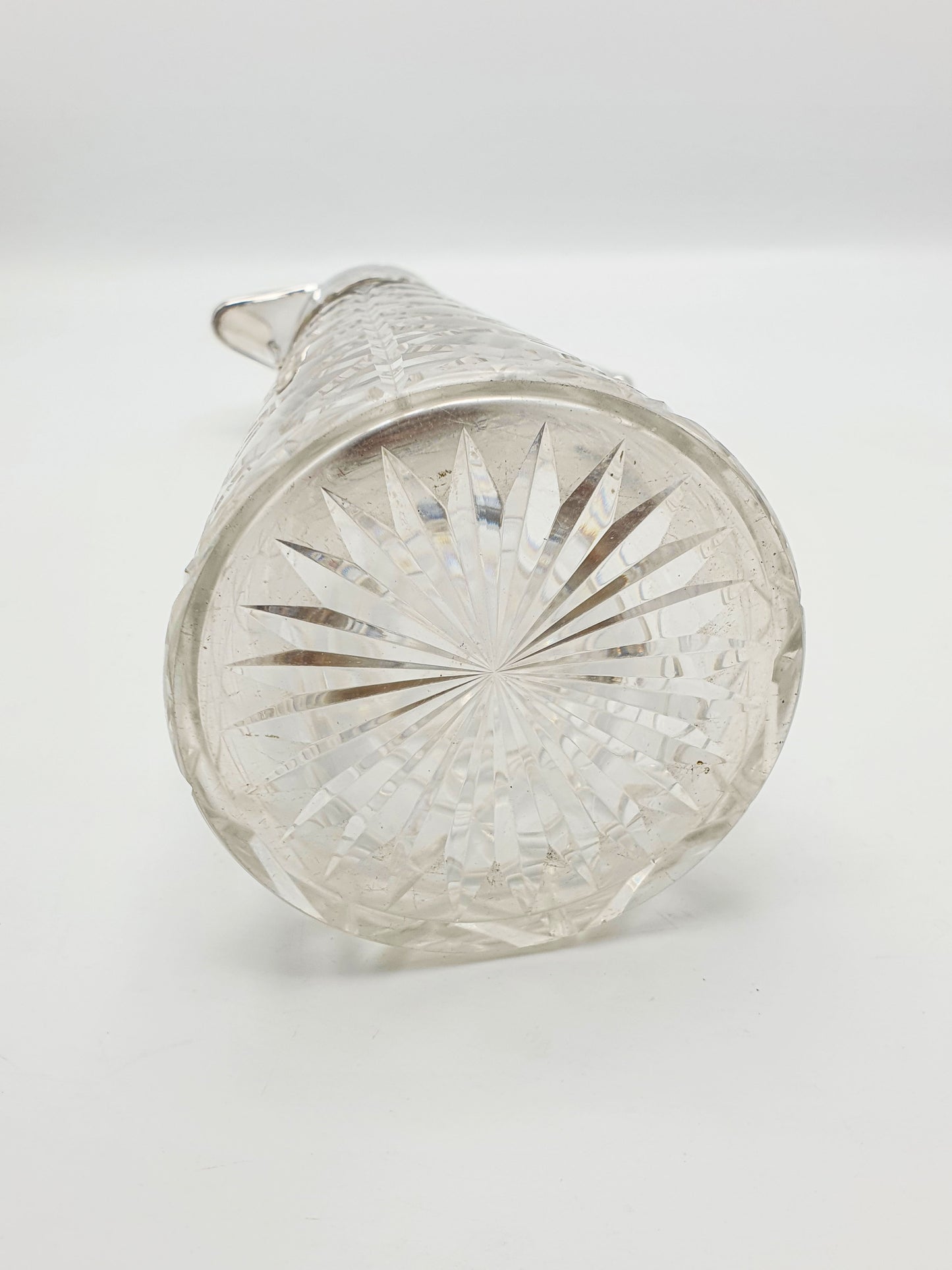 Lovely Antique Victorian Silver-Plate Mounted Cut Glass Claret Jug – circa 1880