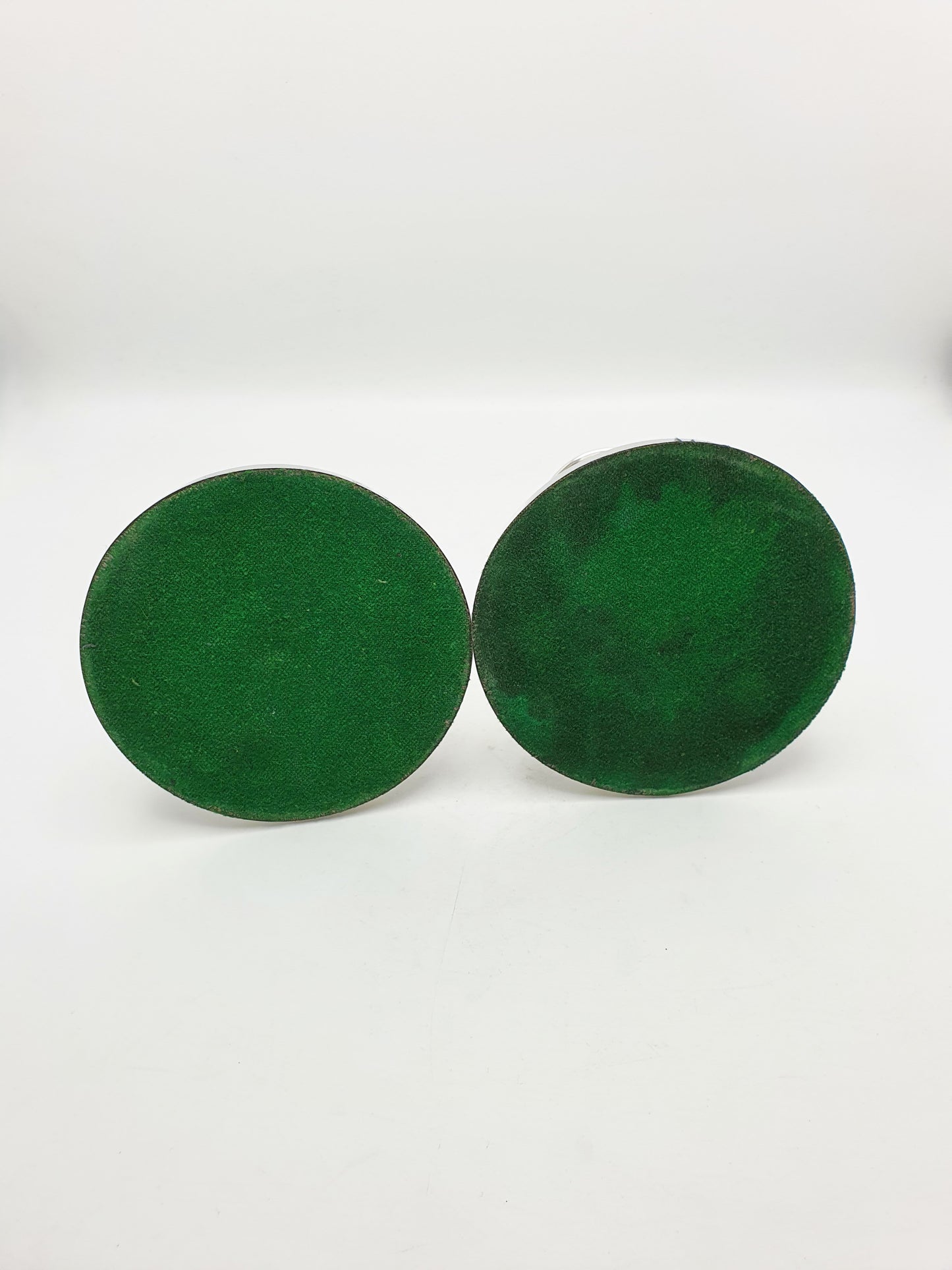 Nice Pair of Antique English Low Candlesticks – circa 1920