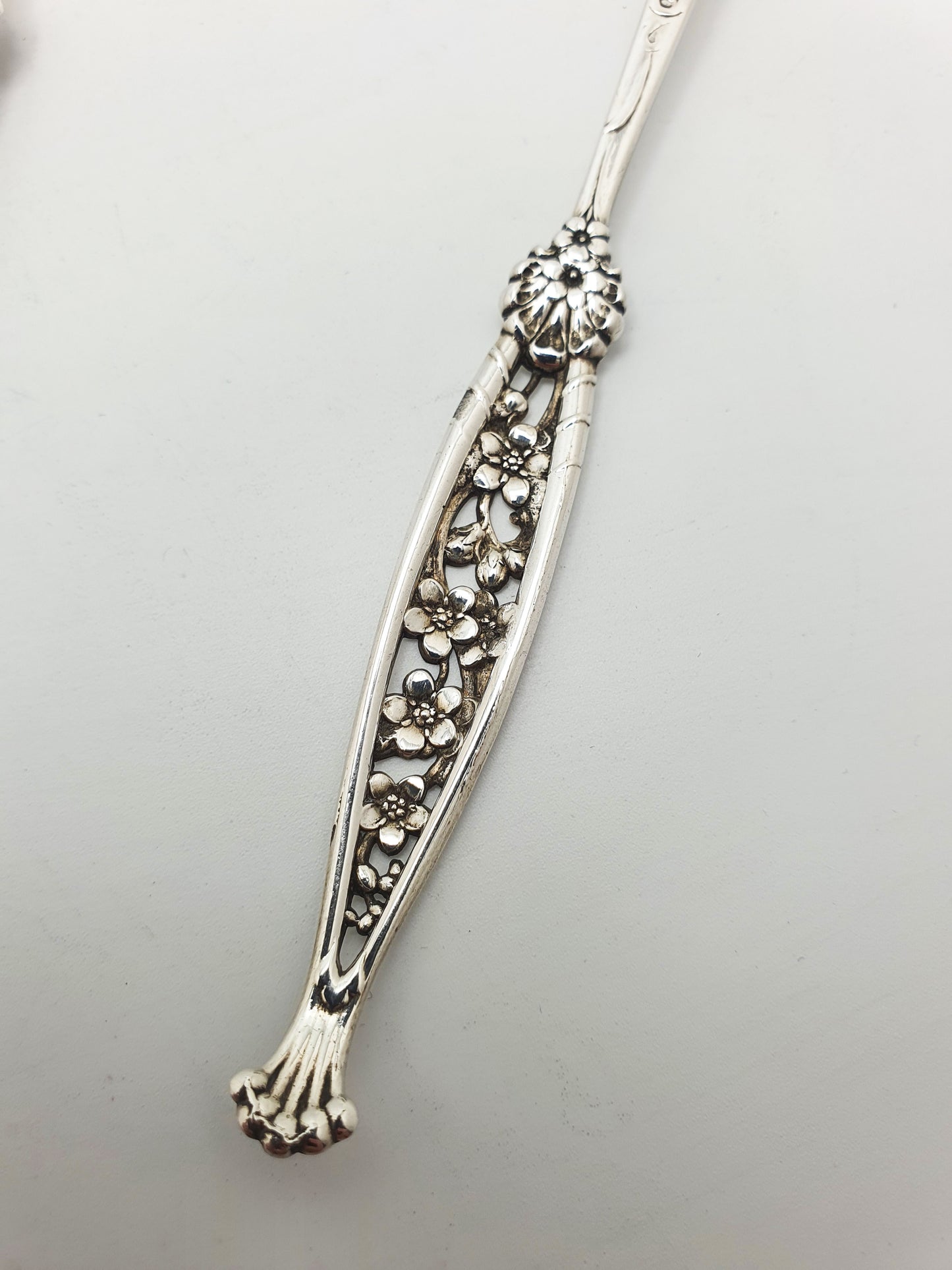 Set of 12 American Sterling Silver Seafood Forks with Gilt Tines – circa 1900