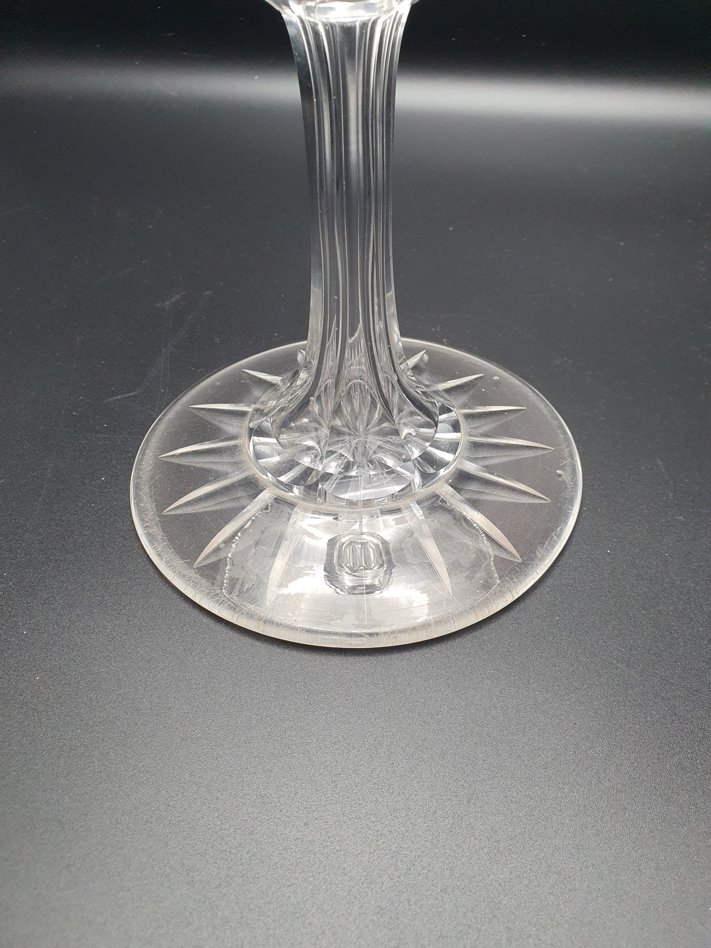 Splendid Antique Victorian Etched Glass Comport / Tazza – circa 1880
