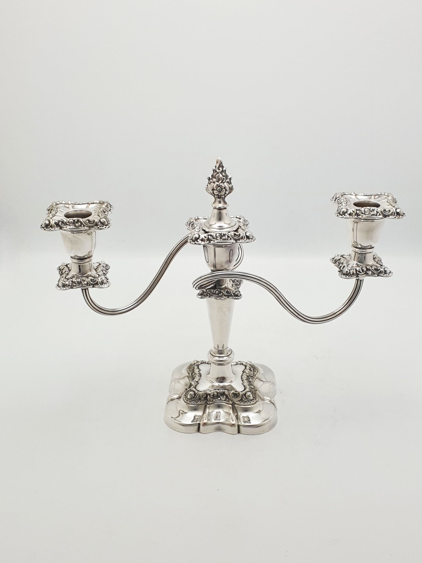 Lovely Pair of Antique Mappin & Webb Three-Light Candelabra – circa 1920