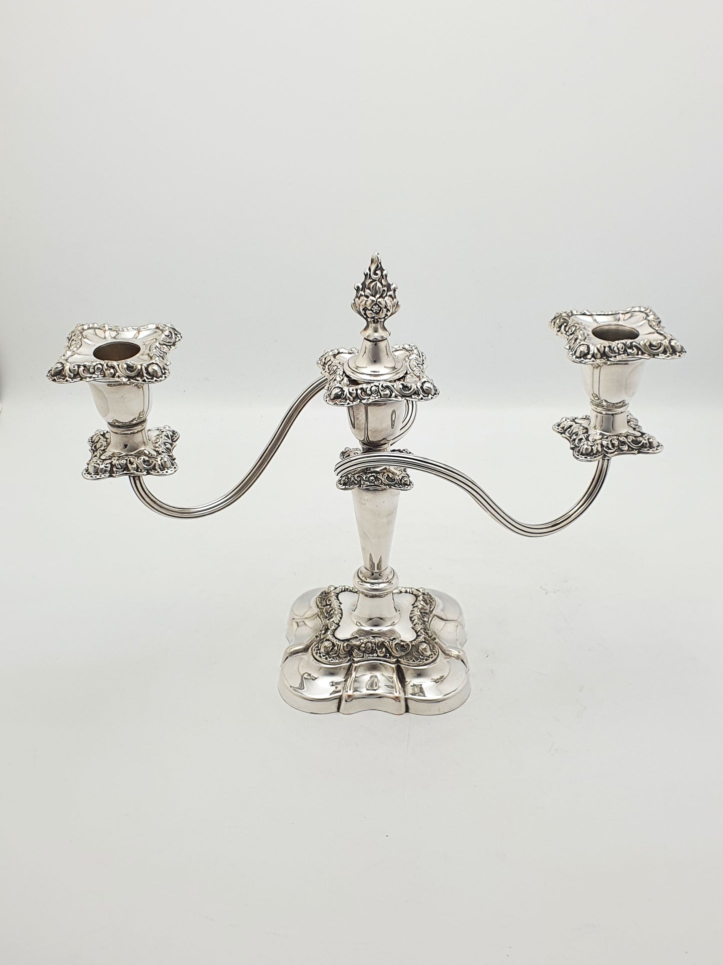 Lovely Pair of Antique Mappin & Webb Three-Light Candelabra – circa 1920