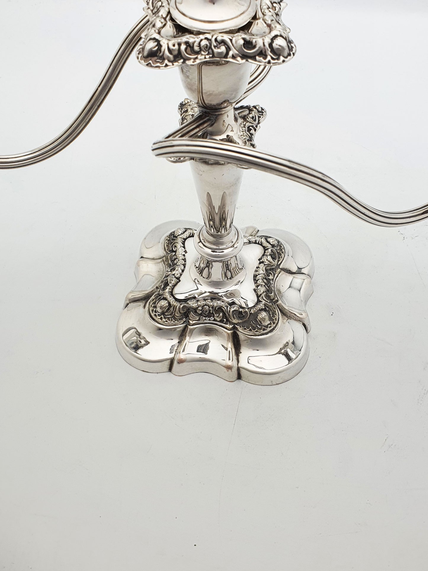 Lovely Pair of Antique Mappin & Webb Three-Light Candelabra – circa 1920