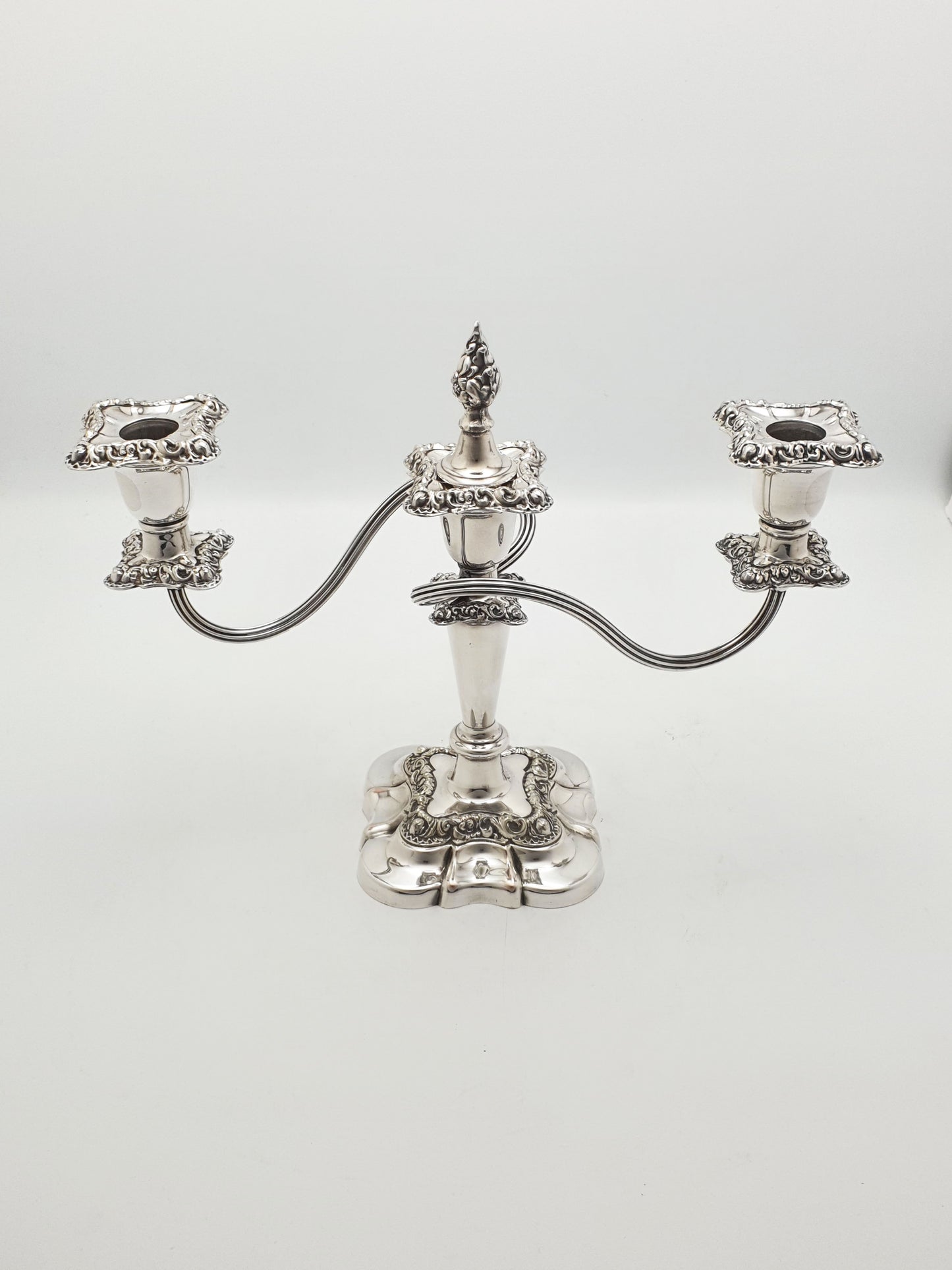 Lovely Pair of Antique Mappin & Webb Three-Light Candelabra – circa 1920