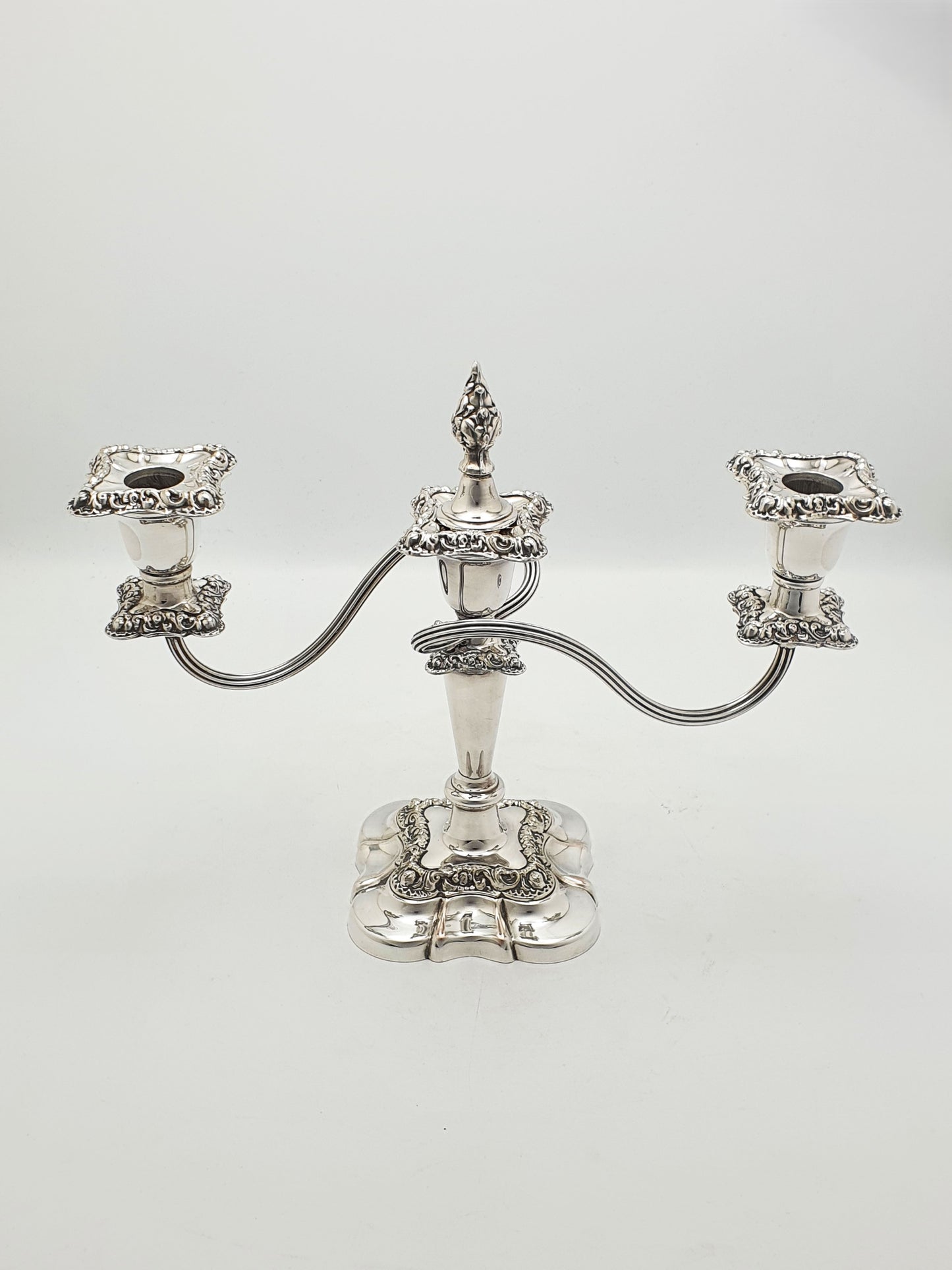 Lovely Pair of Antique Mappin & Webb Three-Light Candelabra – circa 1920