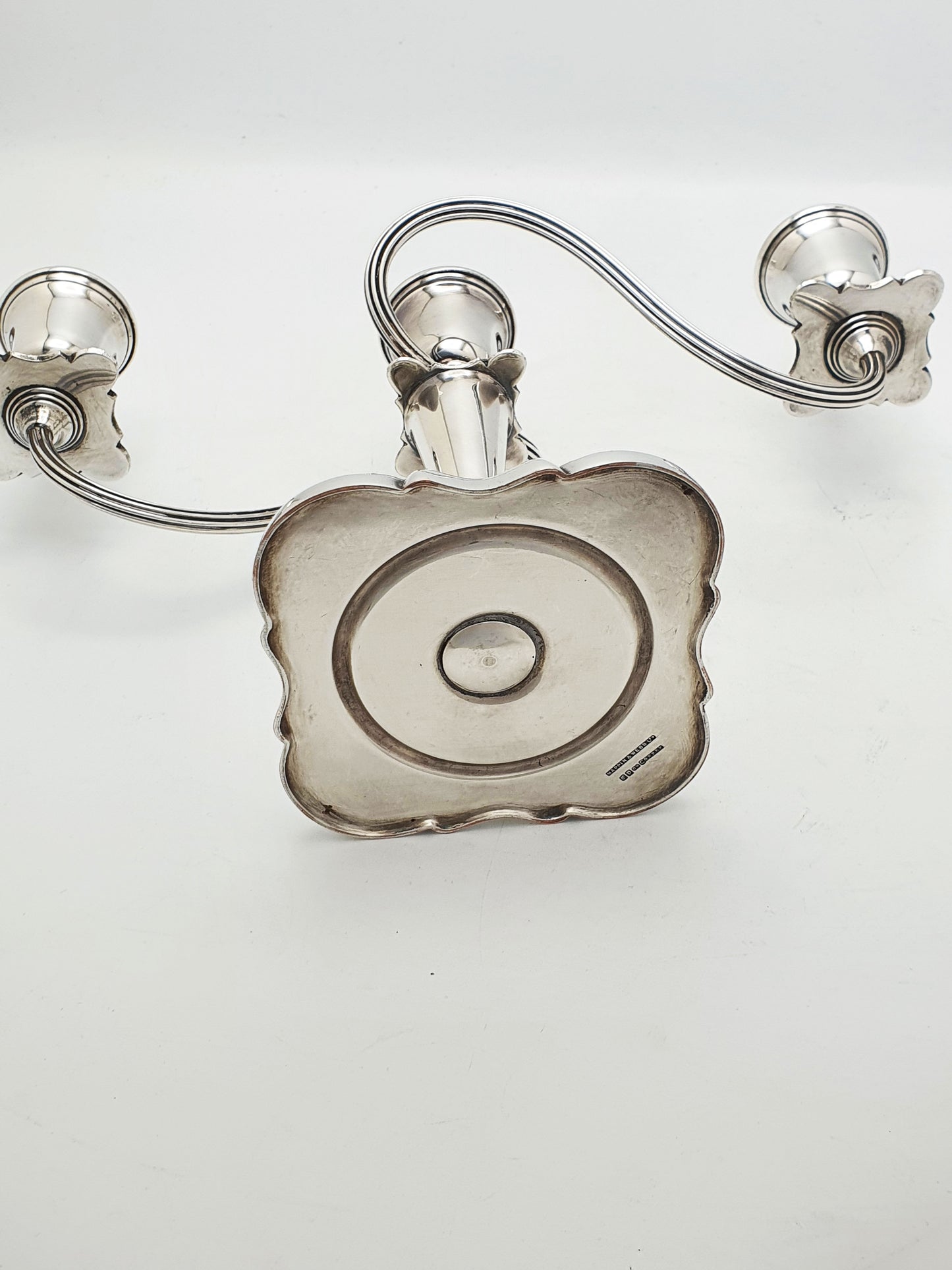 Lovely Pair of Antique Mappin & Webb Three-Light Candelabra – circa 1920