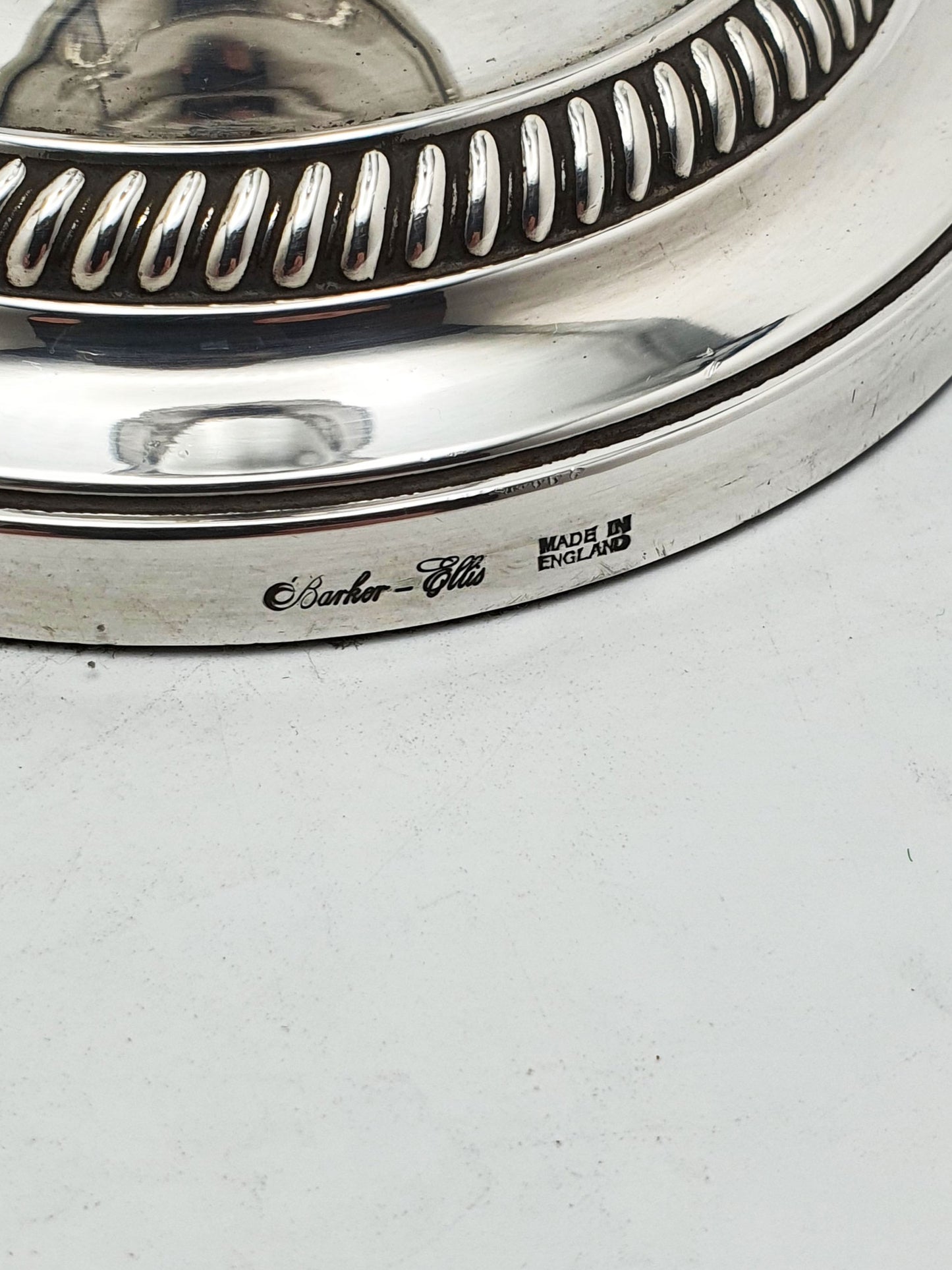 Nice Pair of Antique Silver-Plated Neoclassical Style Candlesticks – circa 1920