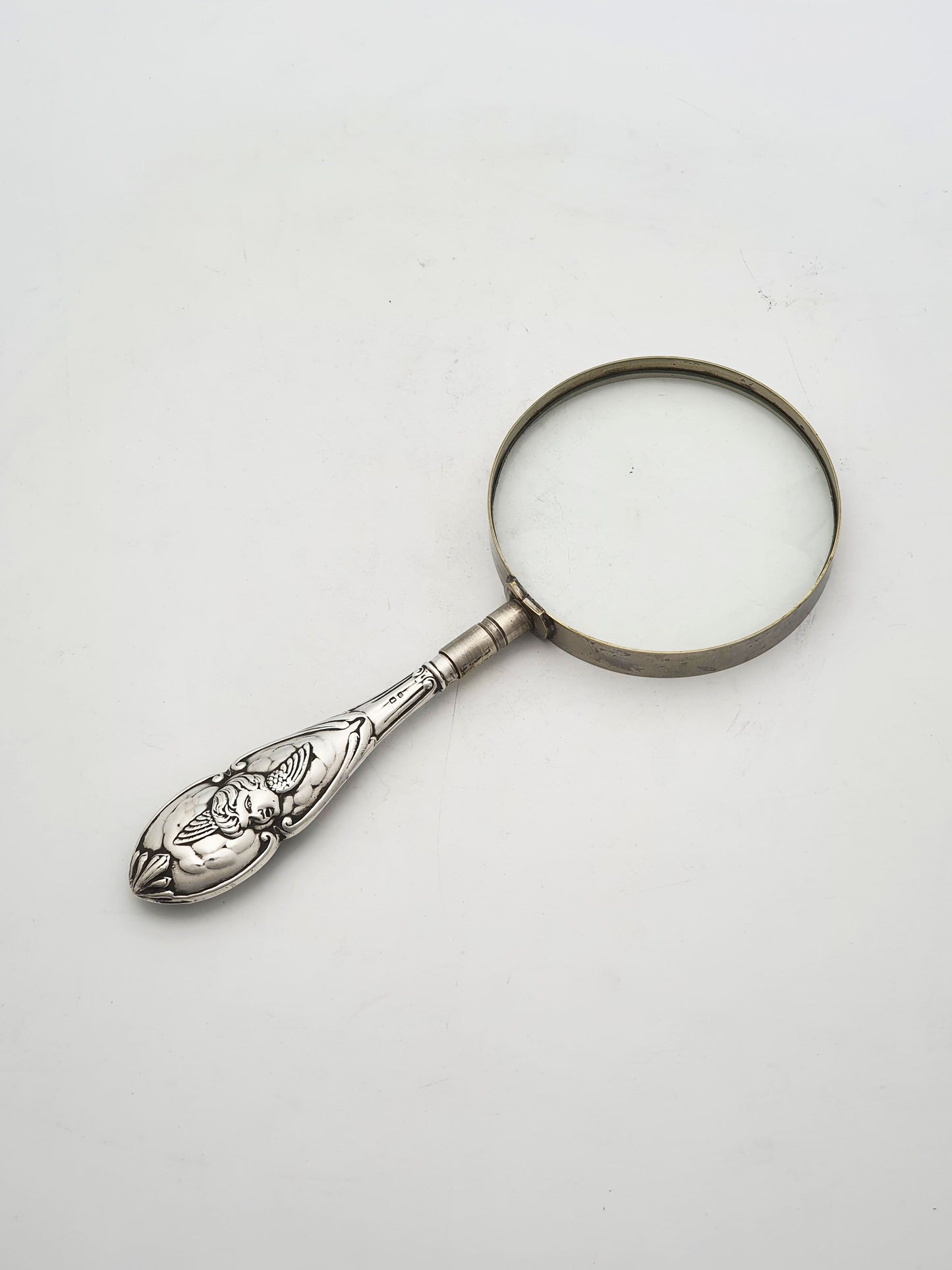Lovely Antique Edwardian Sterling Silver Handled Magnifying Glass – 1904