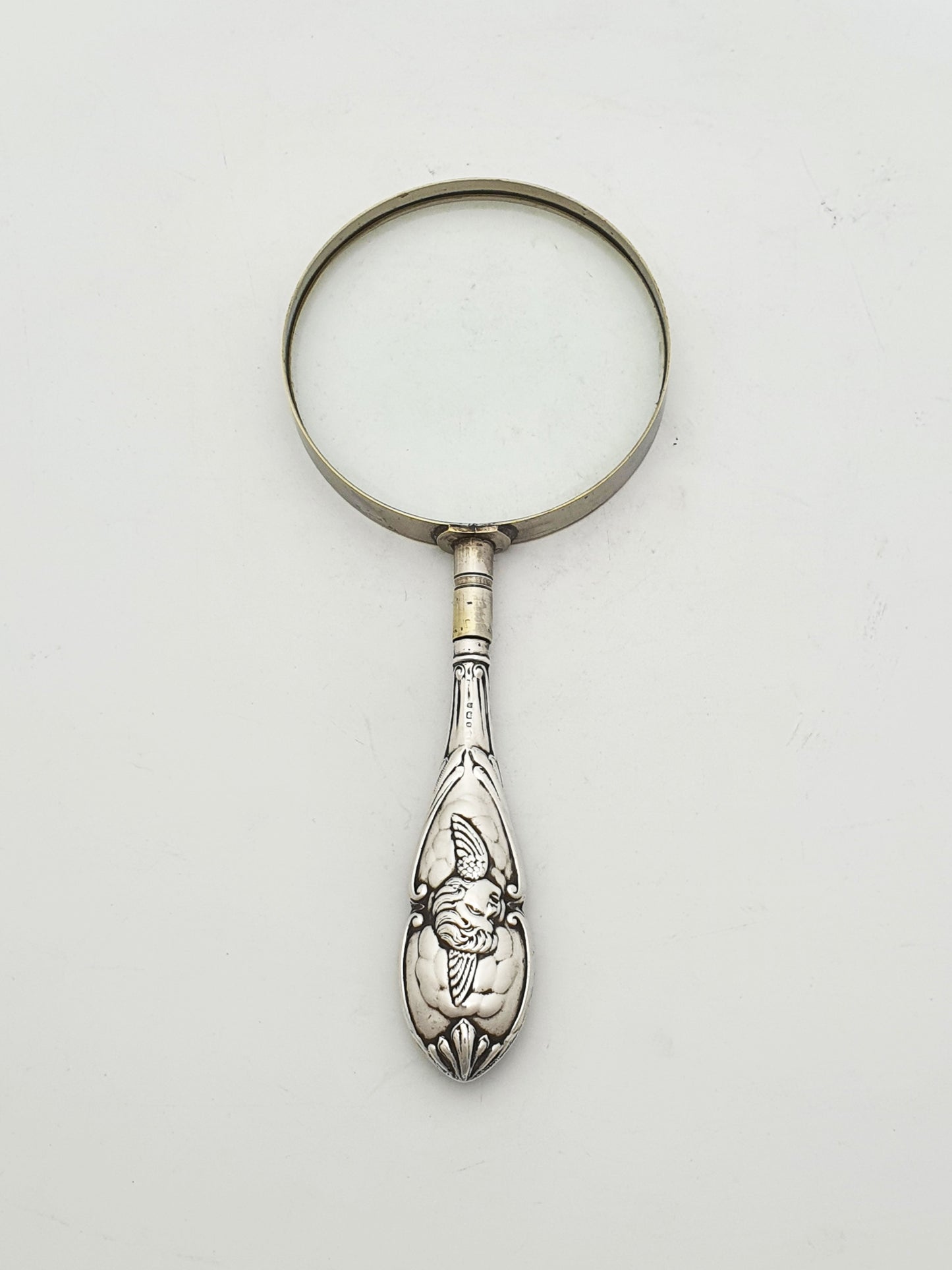 Lovely Antique Edwardian Sterling Silver Handled Magnifying Glass – 1904