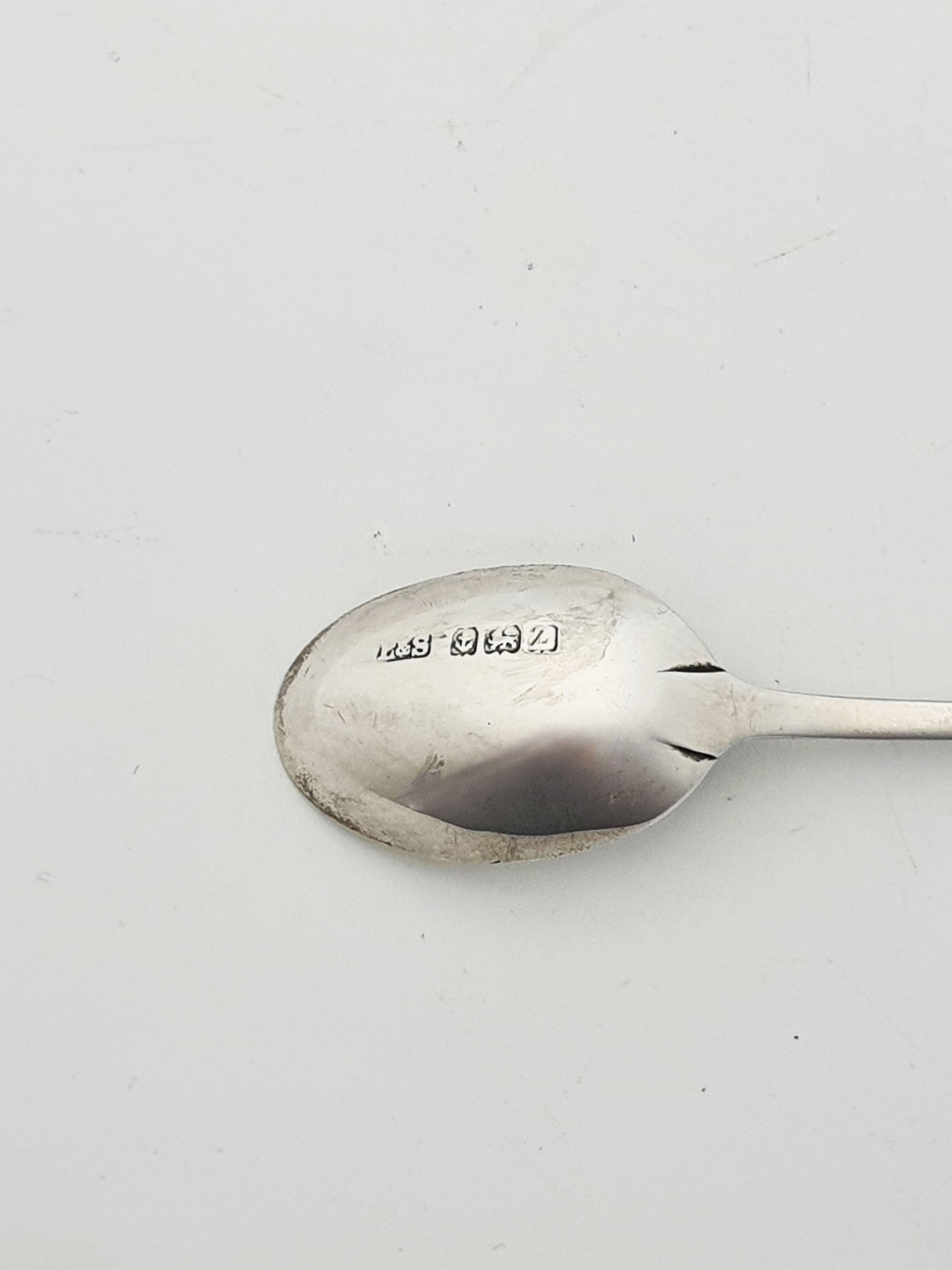 Lovely Cased Vintage Sterling Silver Egg Cup & Spoon Set - 1949