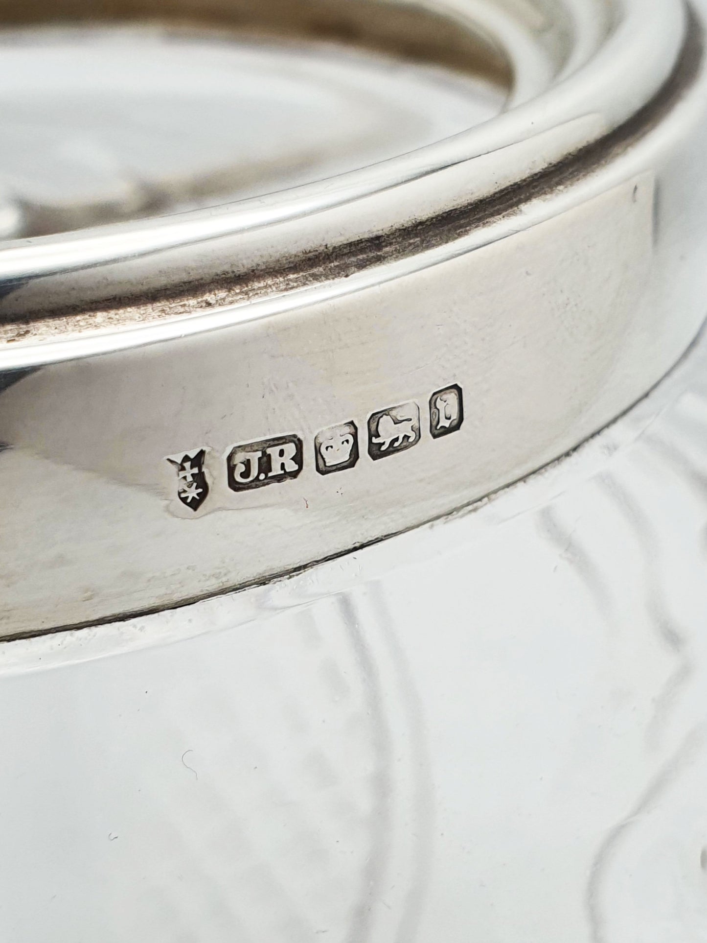 Antique Cut Glass and Sterling Silver Biscuit Barrel - 1896