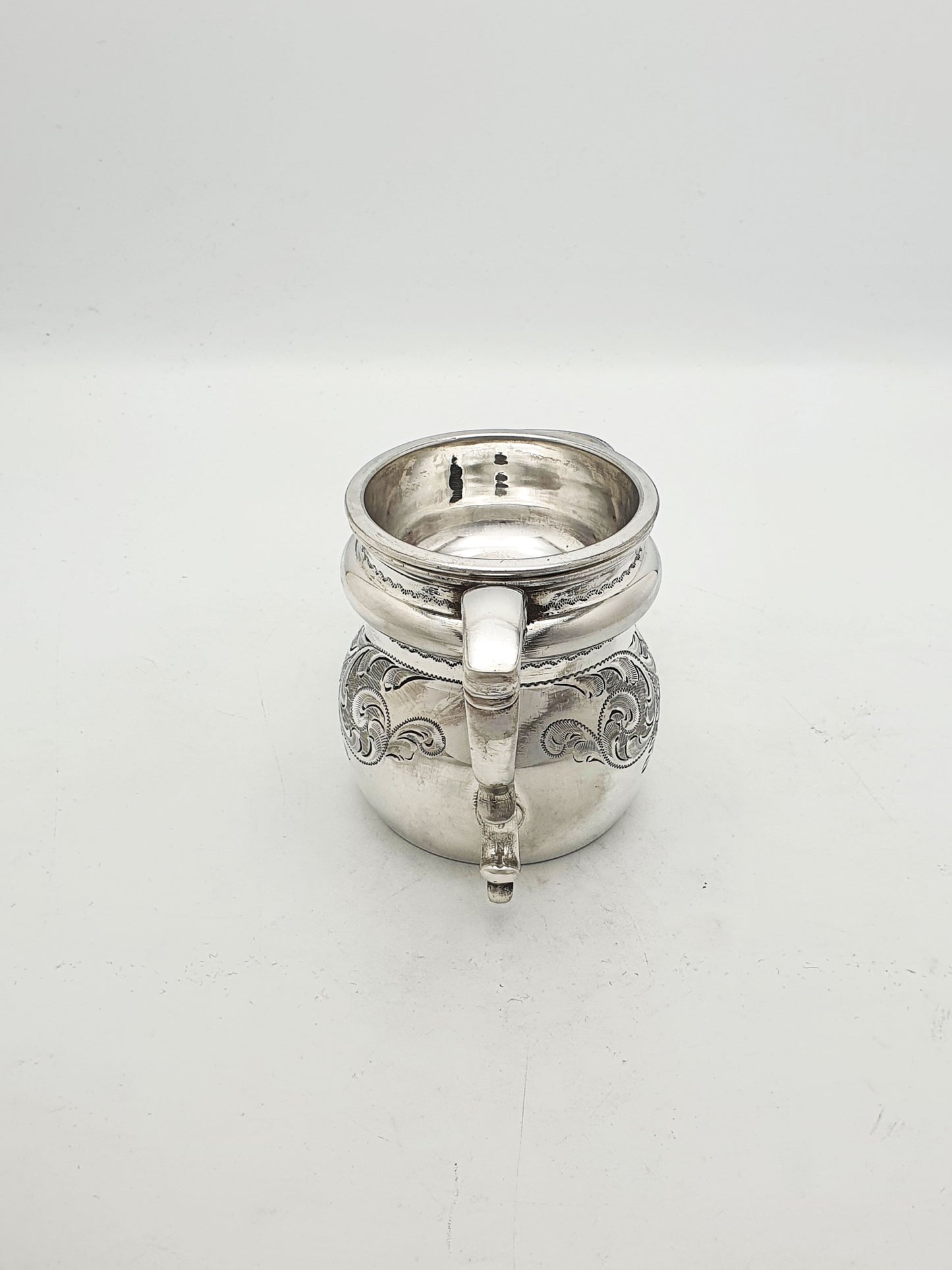 Antique Victorian Silver-Plated Shaving Mug with Removable Soap Tray – circa 1880