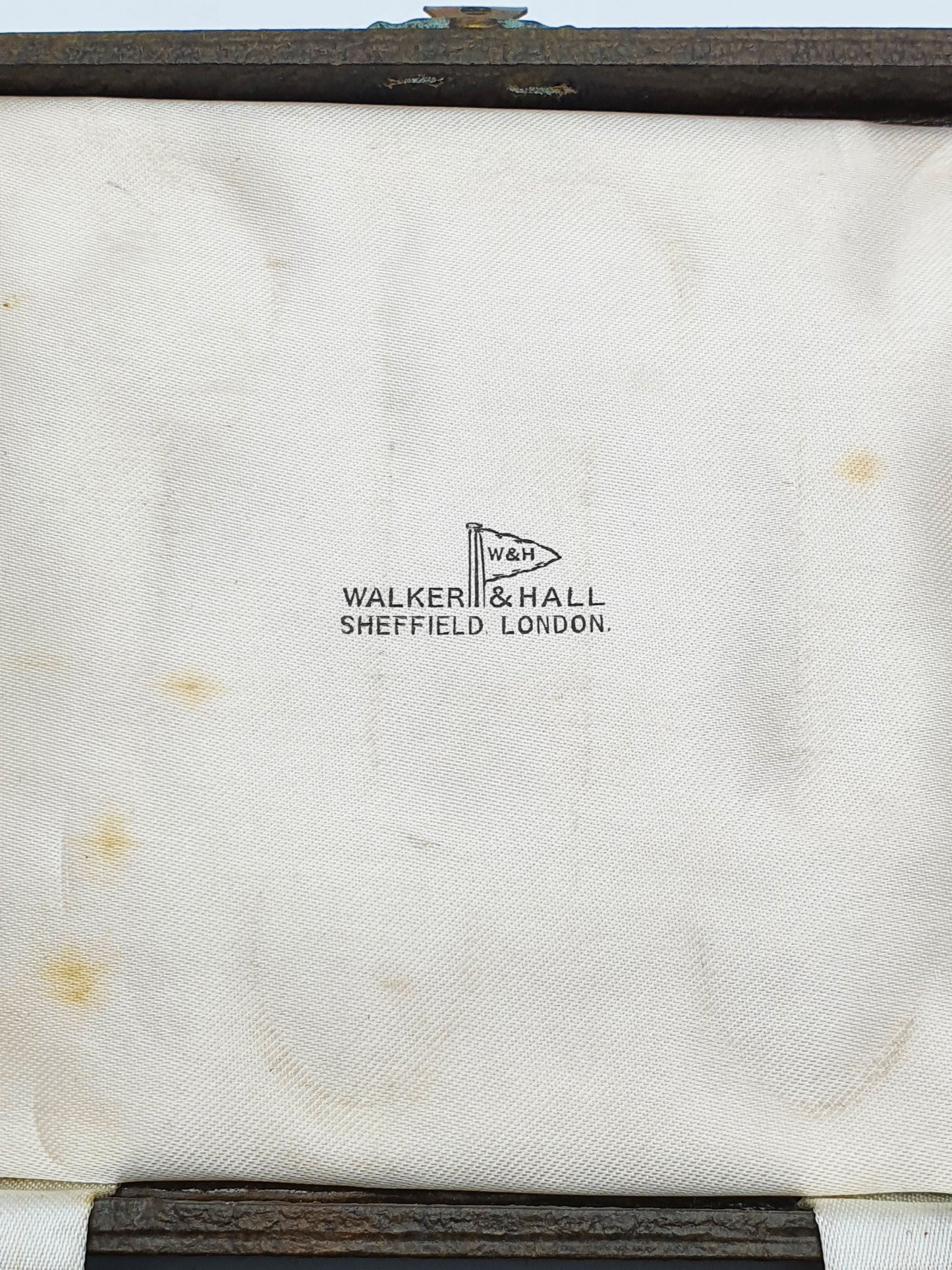 Lovely Cased Set of 6 Sterling Silver Coffee Spoons by Walker & Hall - 1948