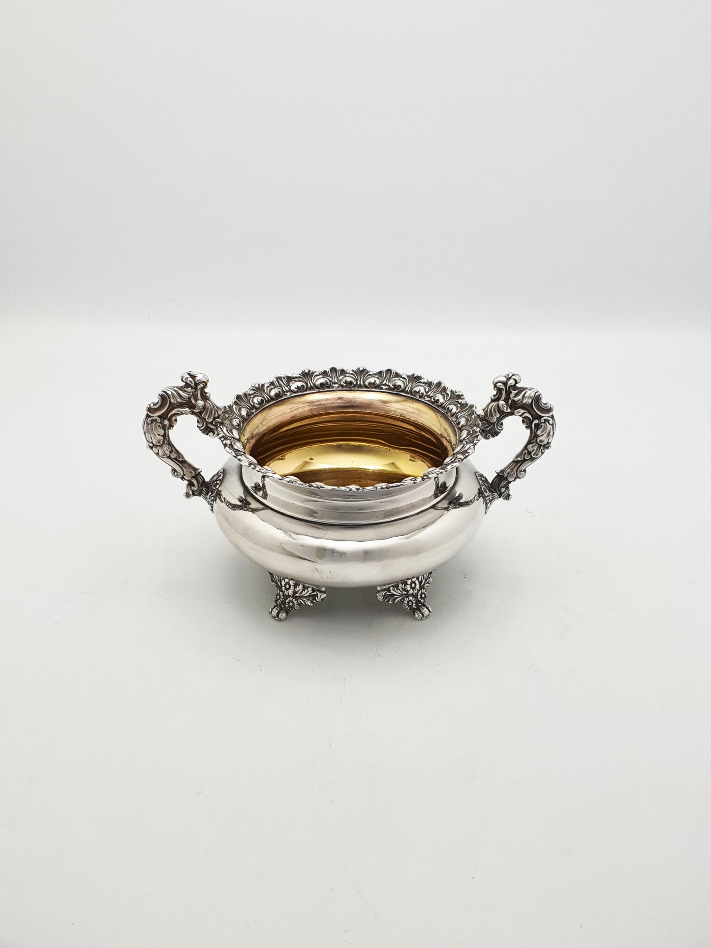 Nice Antique Georgian Sheffield Plated Sugar Bowl & Cream Jug – circa 1820