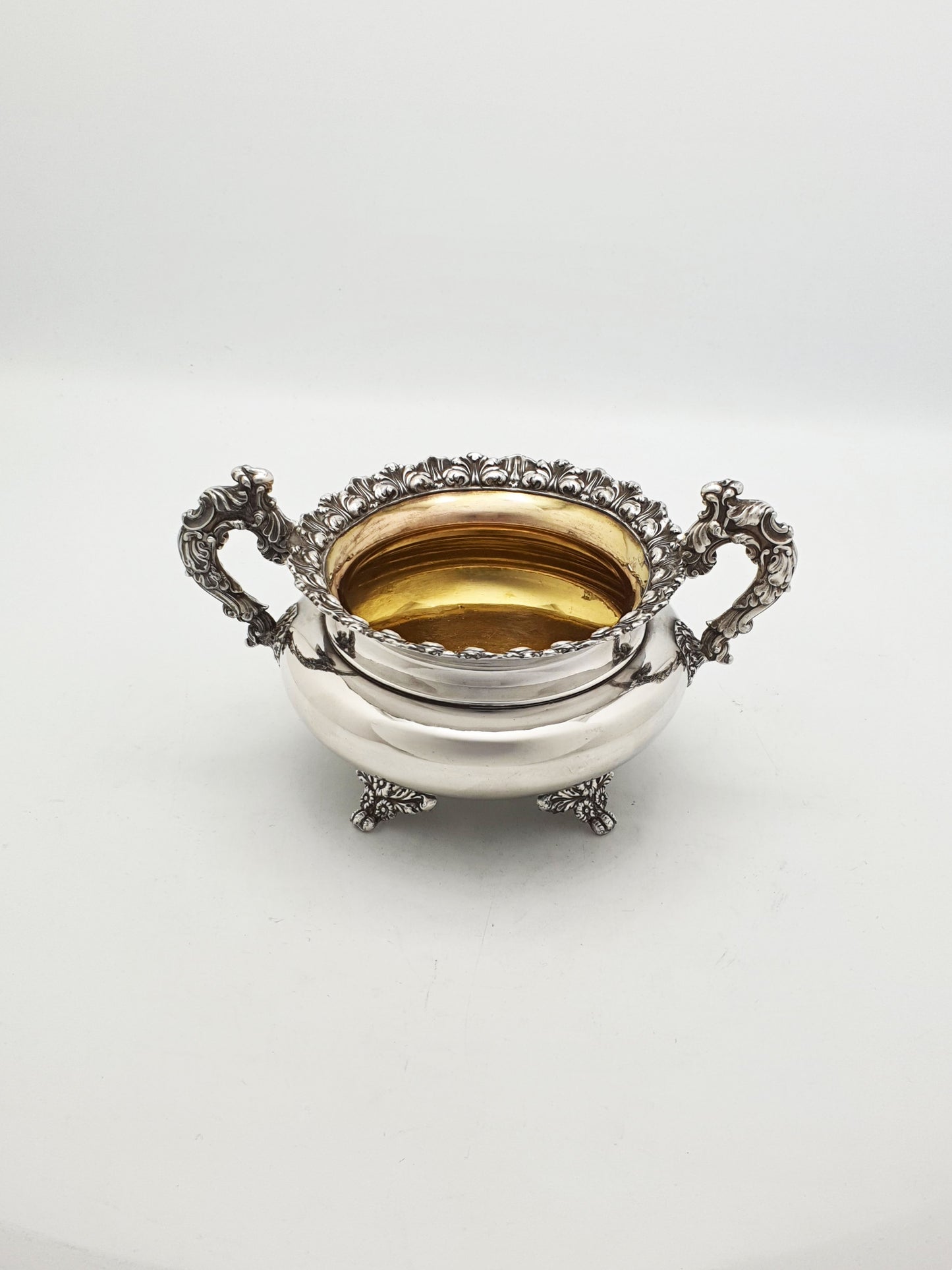Nice Antique Georgian Sheffield Plated Sugar Bowl & Cream Jug – circa 1820