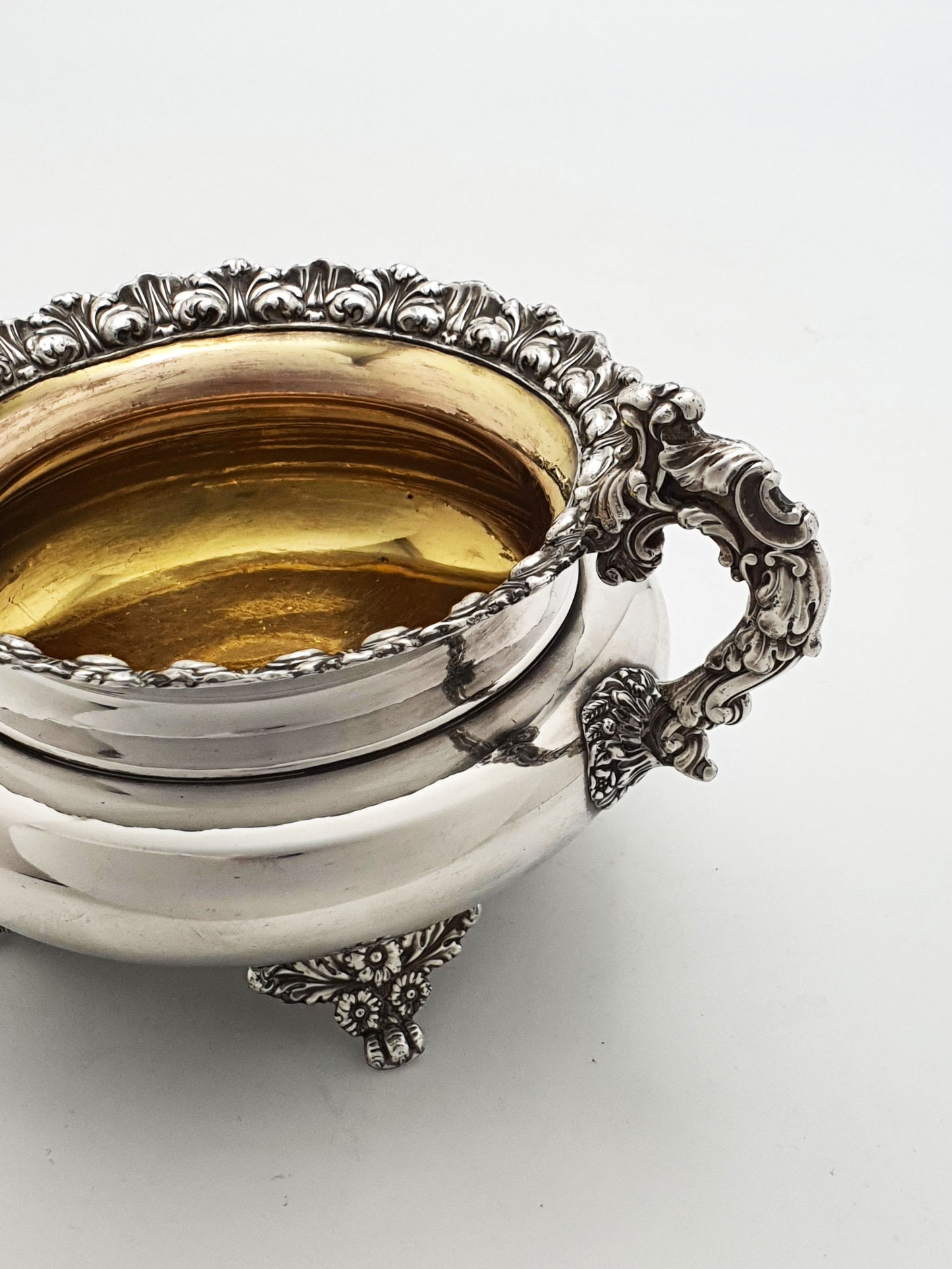 Nice Antique Georgian Sheffield Plated Sugar Bowl & Cream Jug – circa 1820