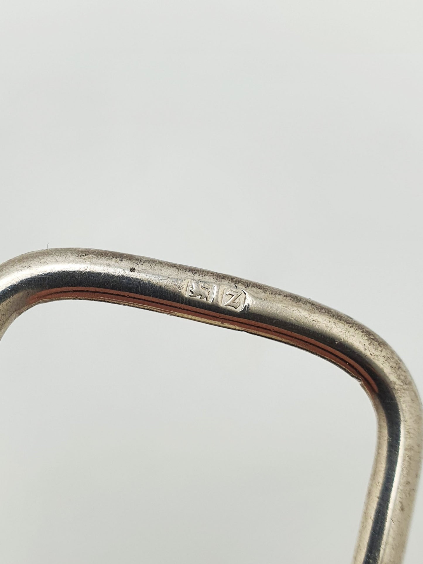 Pair of Antique Victorian Sterling Silver Fox & Gate Menu Holders - 1899