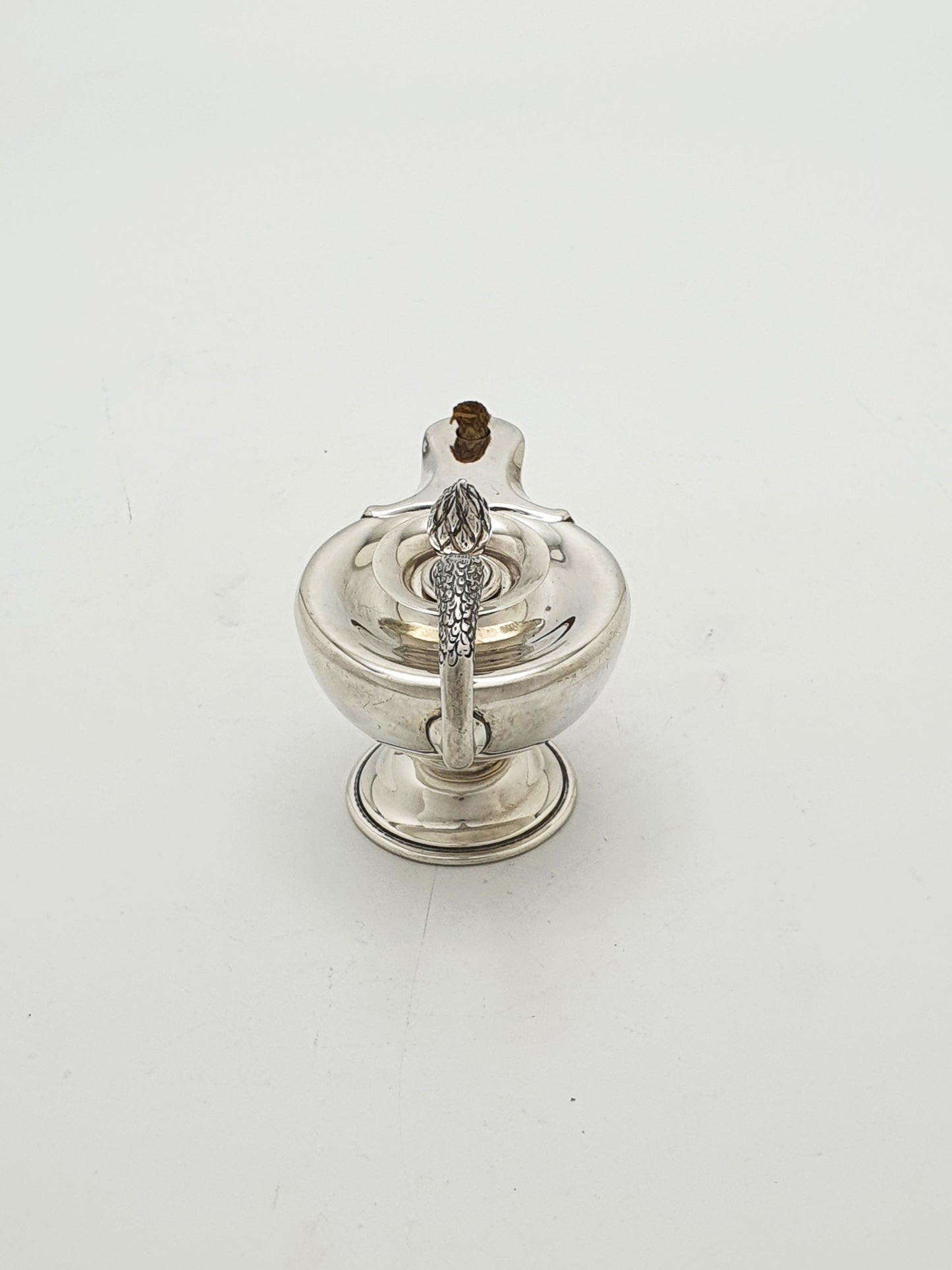 Antique Sterling Silver Table Lighter in the Form of a Classical Oil Lamp - 1924