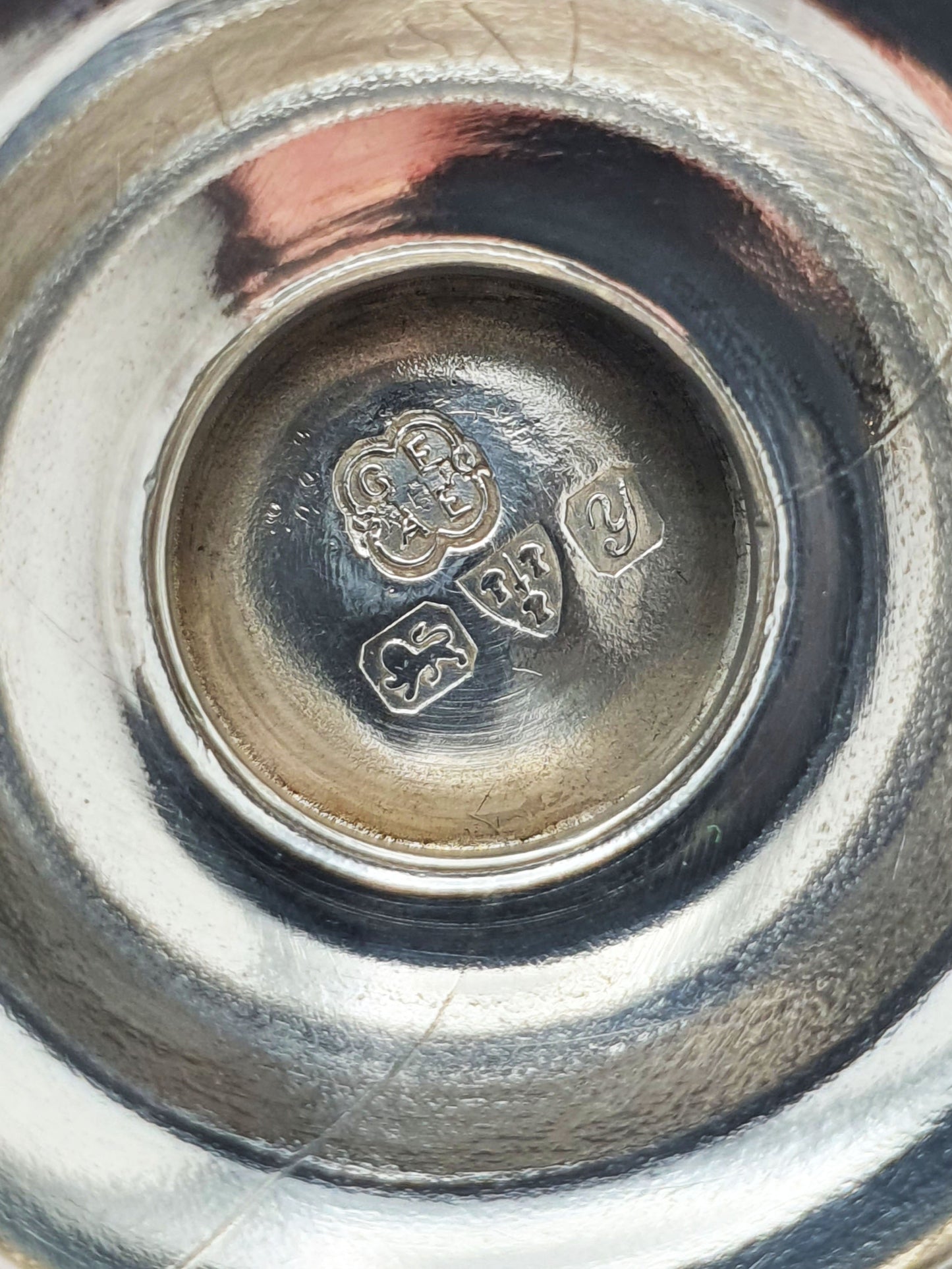 Antique Sterling Silver Table Lighter in the Form of a Classical Oil Lamp - 1924