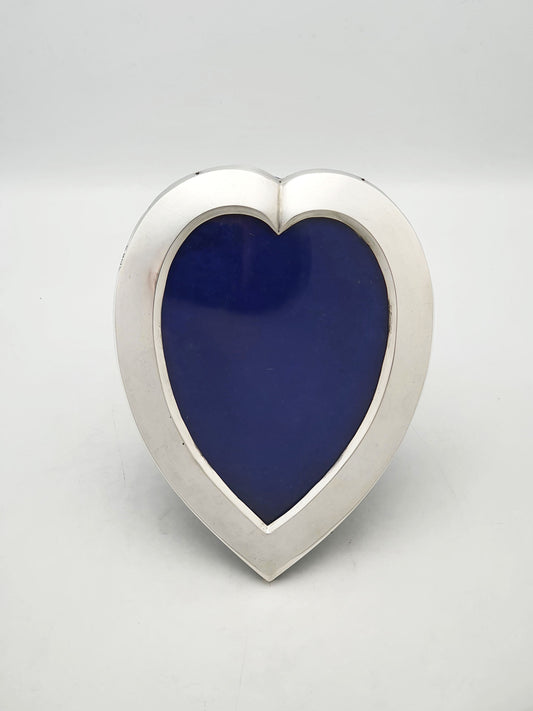 Lovely Antique Edwardian Sterling Silver Heart-Shaped Photo Frame - 1901