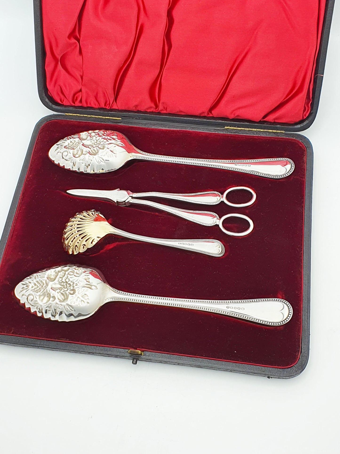 Nice Antique Victorian Silver Plate Fruit Serving Set – circa 1890